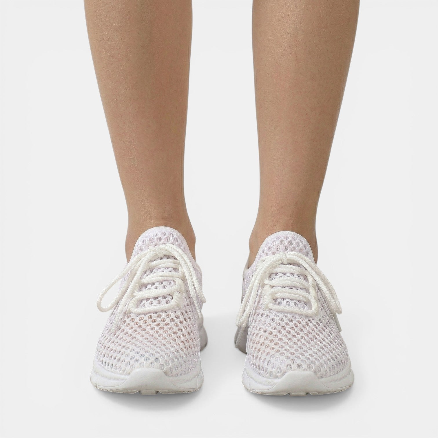 Aurazio Sneakers Bianche Ortopediche Eleganti Suola Alta per Donna