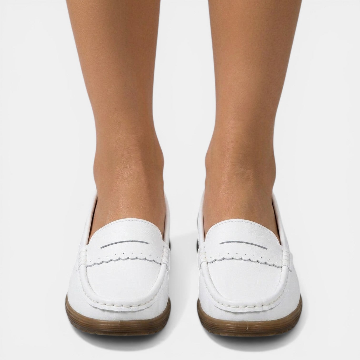 Aurazio Mocassini Ortopedici Suola Tecnica Comfort per Donna