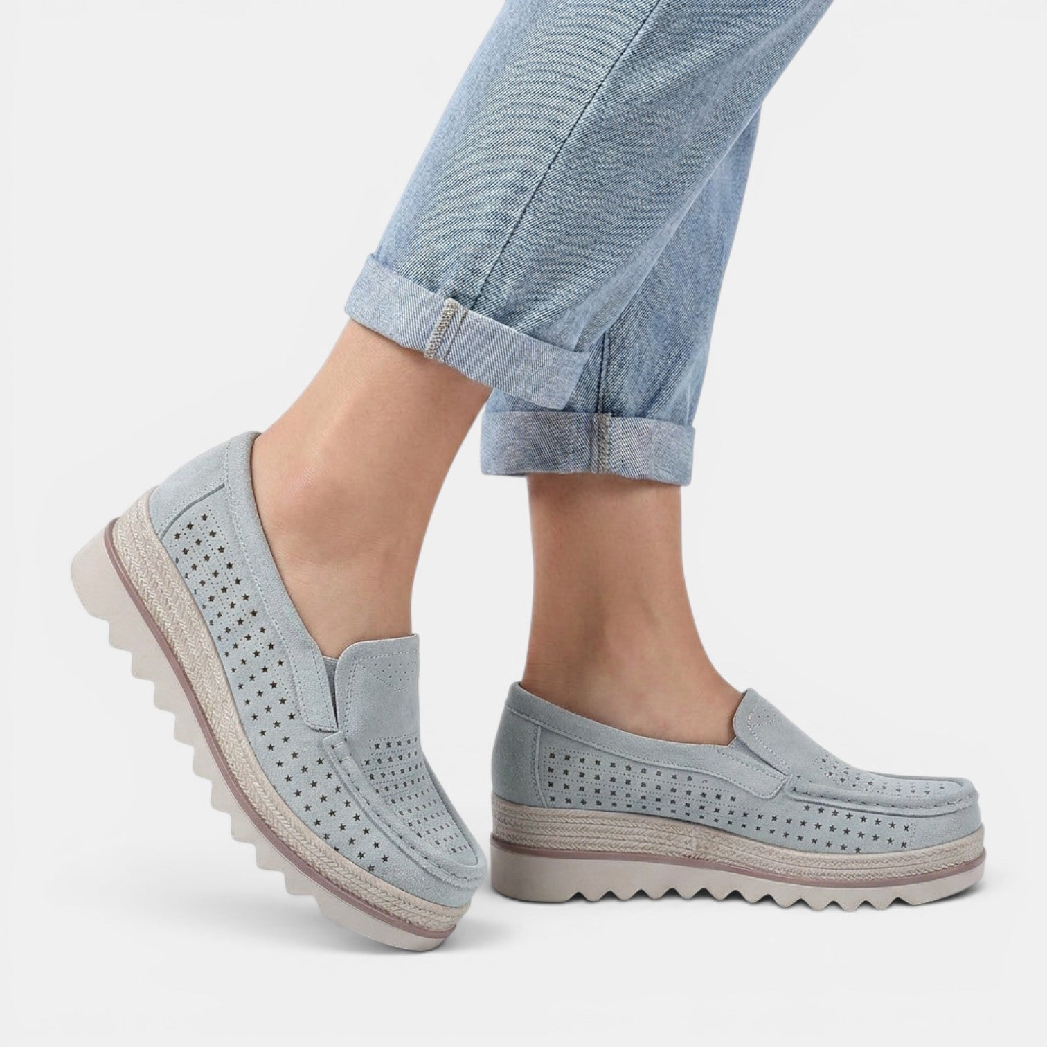 Aurazio Scarpe Zeppa Platform Ortopediche Tacco Nascosto per Donna