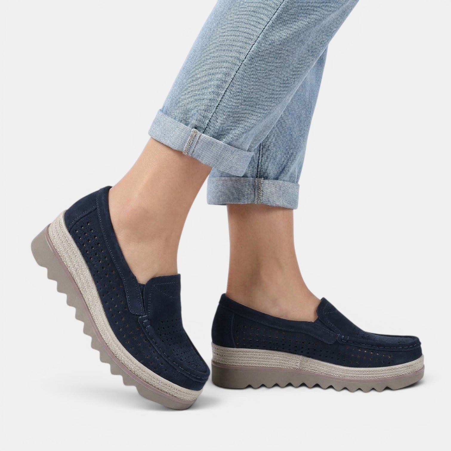 Scarpe Donna con Zeppa Platform Ortopediche Comode