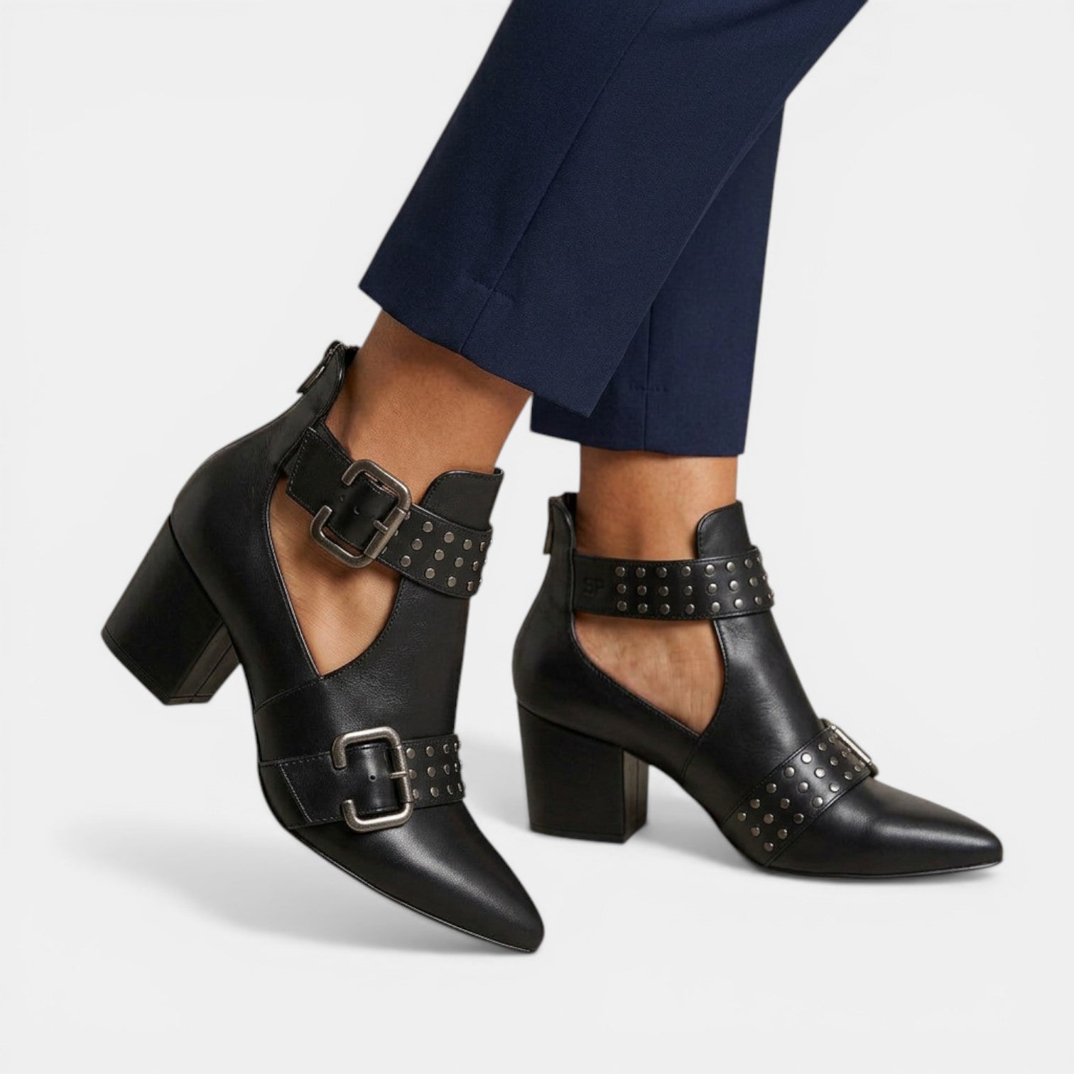 Aurazio Sandali Tacco Alto Pelle Eleganza Naturale per Donna