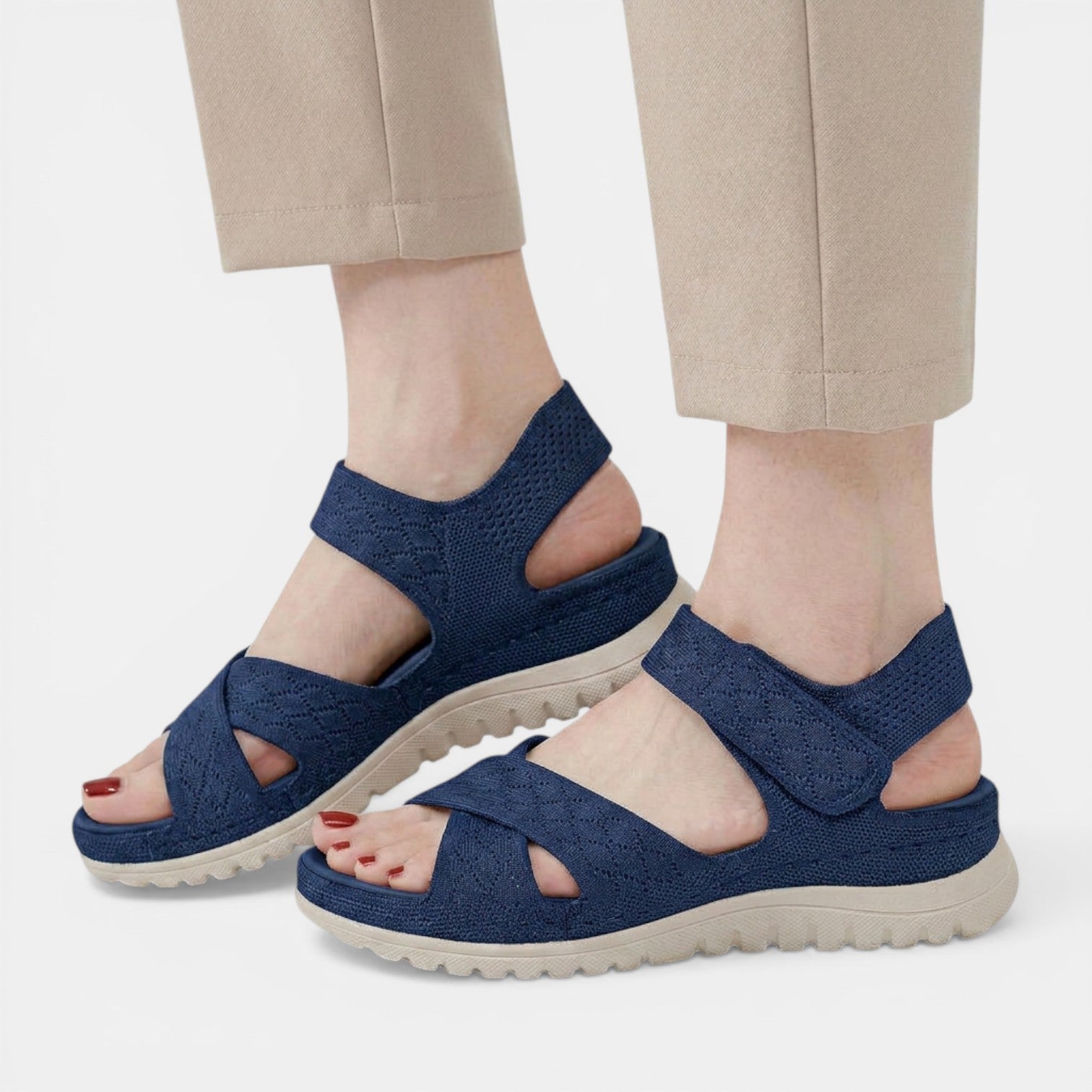 Aurazio Sandali Estivi Ortopedici Design Aperto per Donna