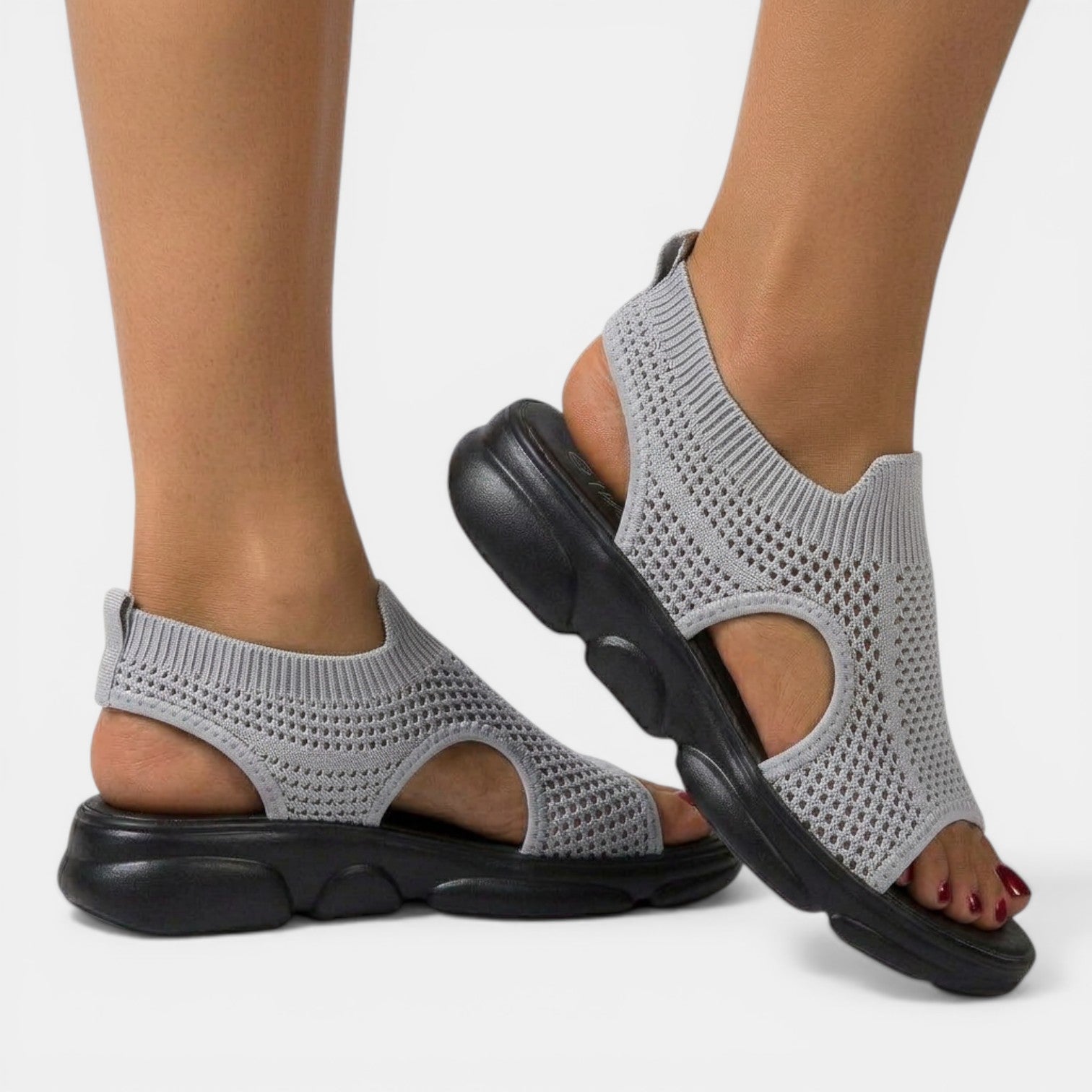 Aurazio Sandali Ortopedici Traspiranti Design Tecnico per Donna