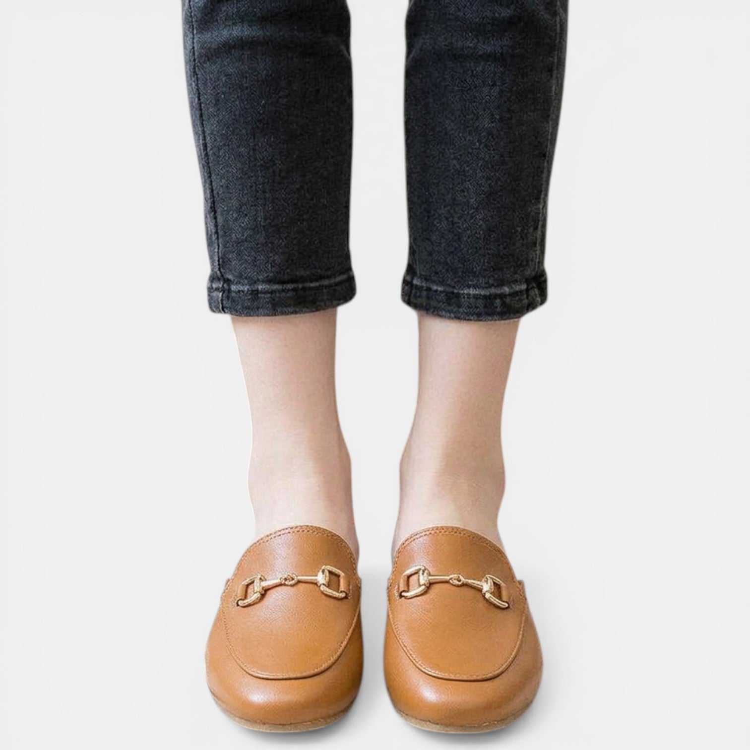 Aurazio Mules Pelle Comfort Footbed Morbida per Donna