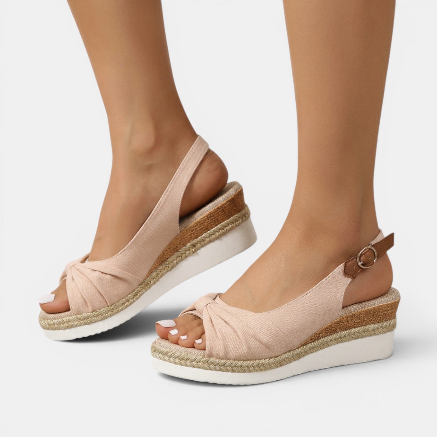 Aurazio Sandali Espadrillas Zeppa Ortopedici Estivi per Donna