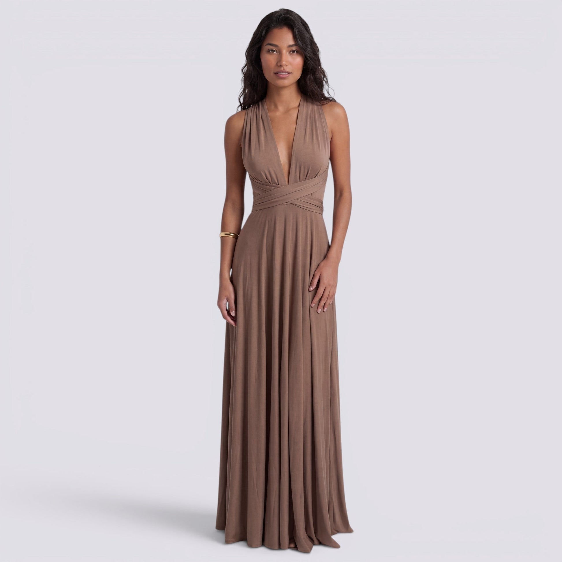 Abito Lungo Donna Multiposizione Elegante da Cerimonia