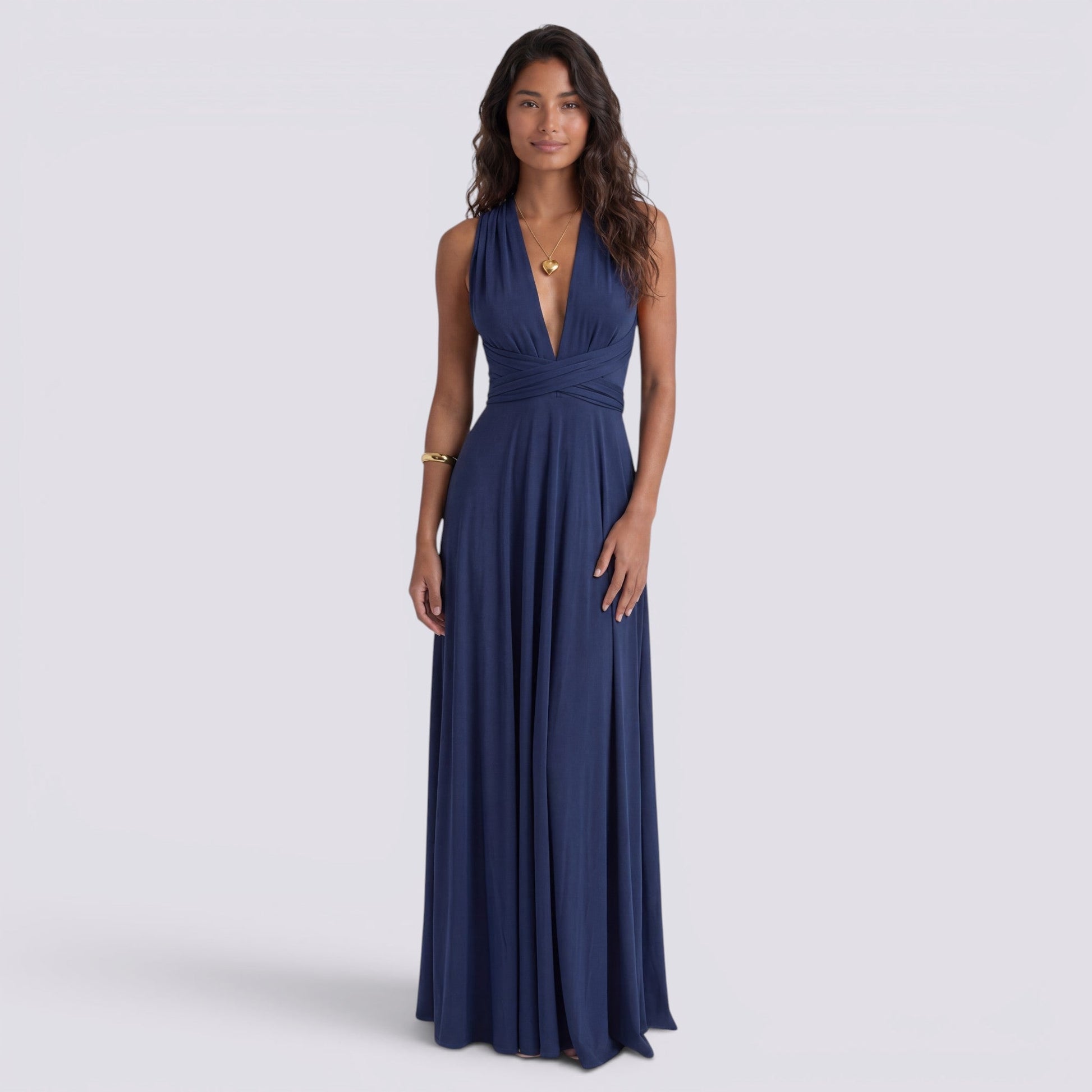 Abito Lungo Donna Multiposizione Elegante da Cerimonia