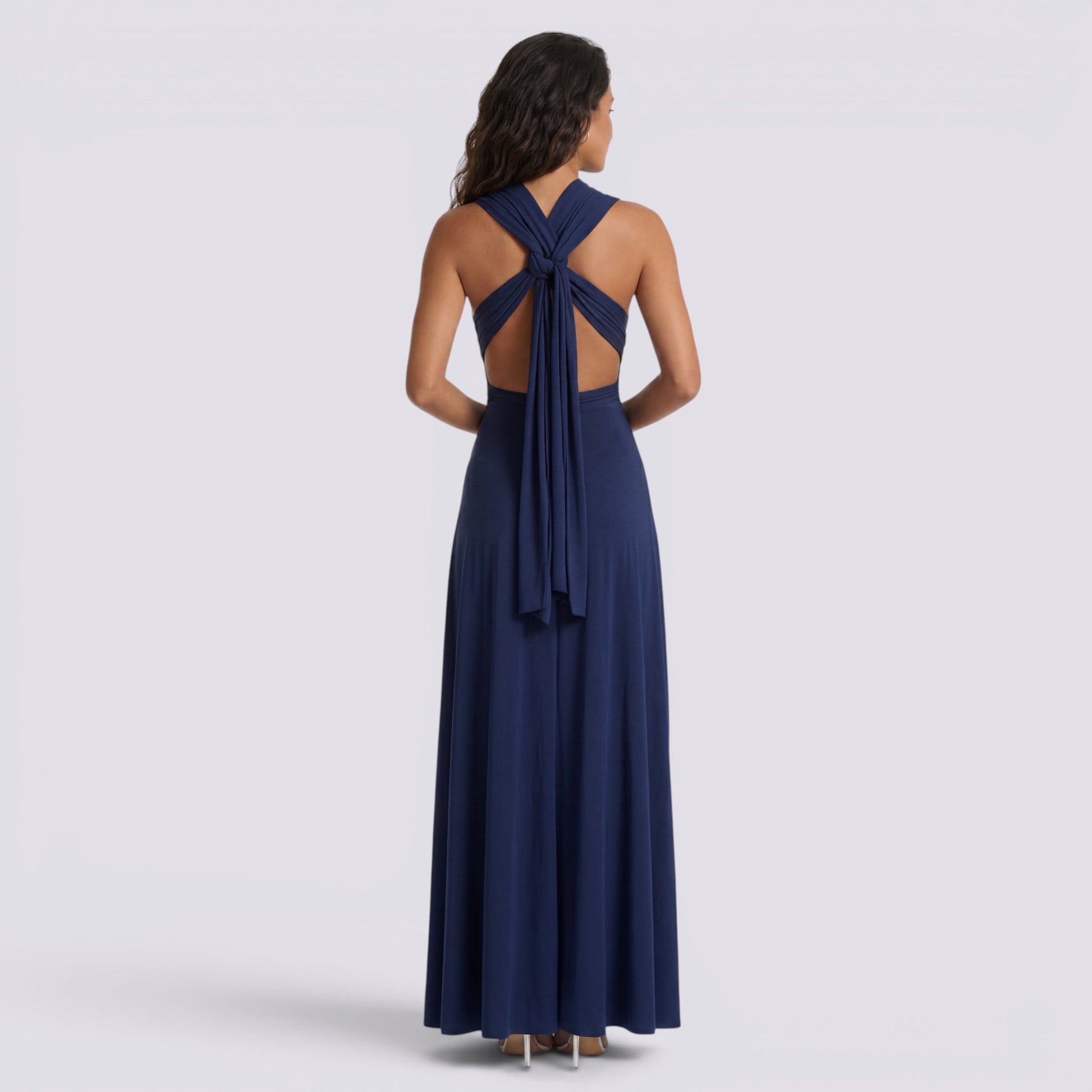 Abito Lungo Donna Multiposizione Elegante da Cerimonia