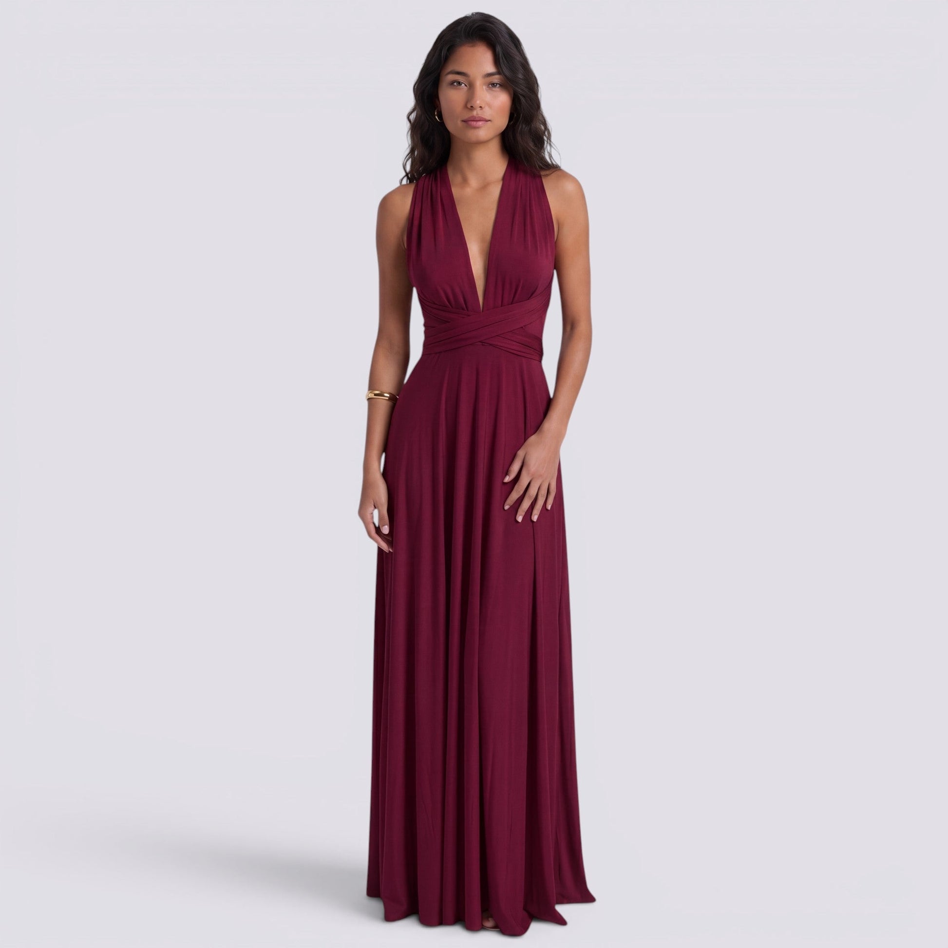 Abito Lungo Donna Multiposizione Elegante da Cerimonia