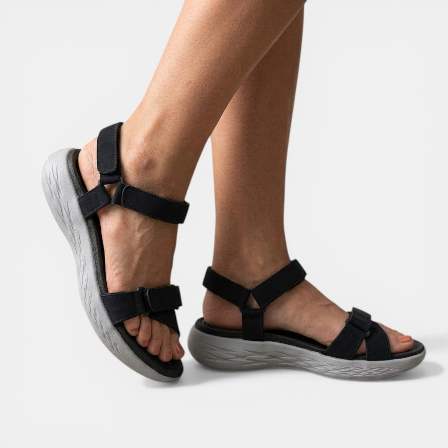 Aurazio Sandali Zeppa Ortopedici Supporto Ergonomico per Donna