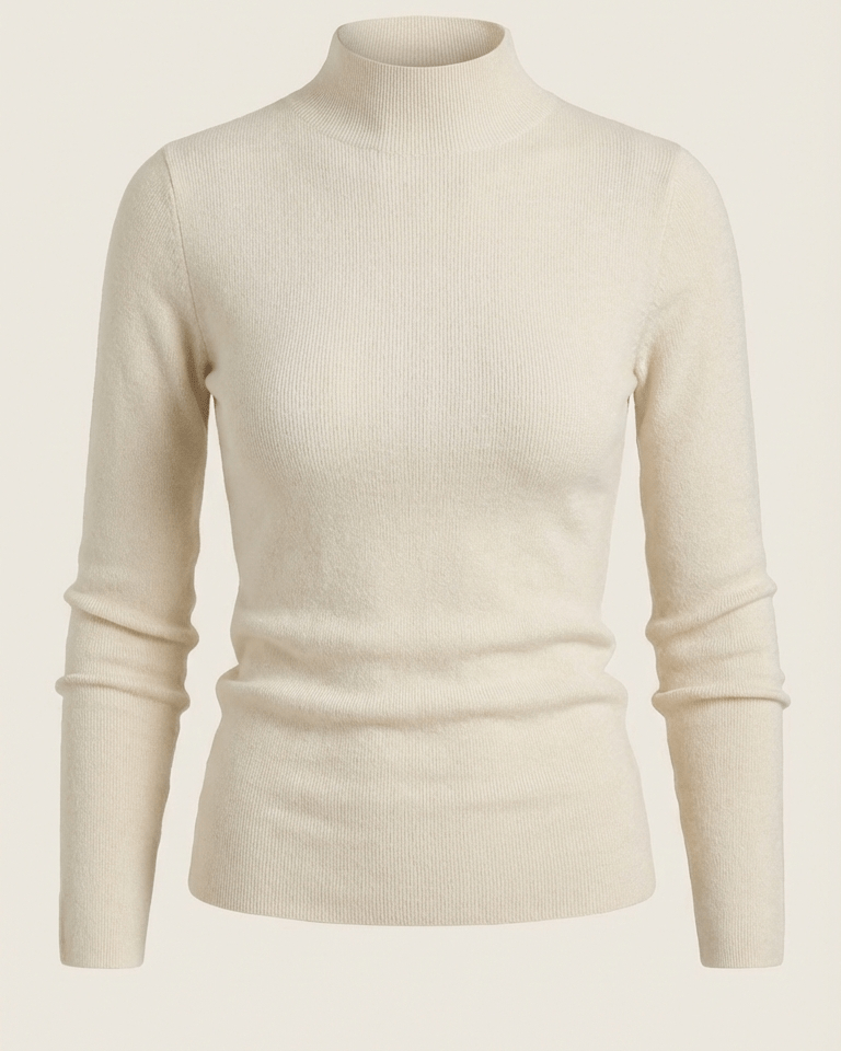 Aurazio Maglia con Collo Alto da Donna