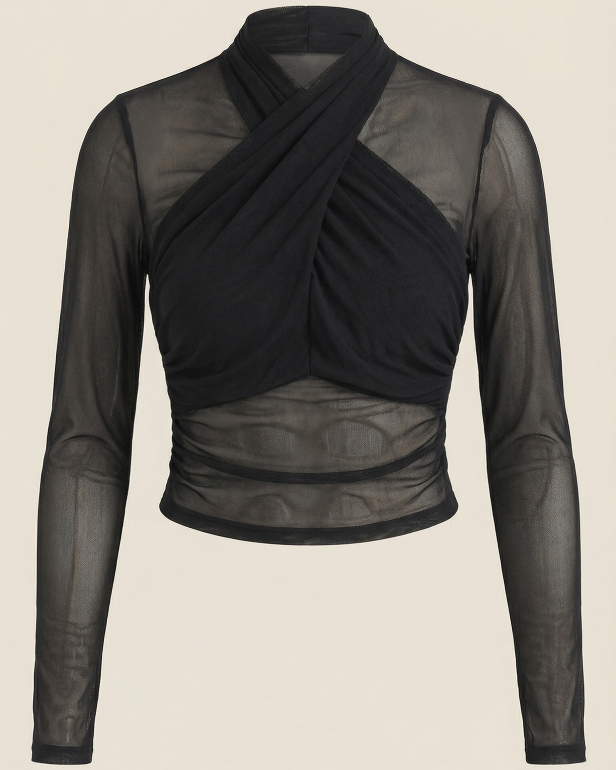 Aurazio Top in Rete Trasparente da Donna