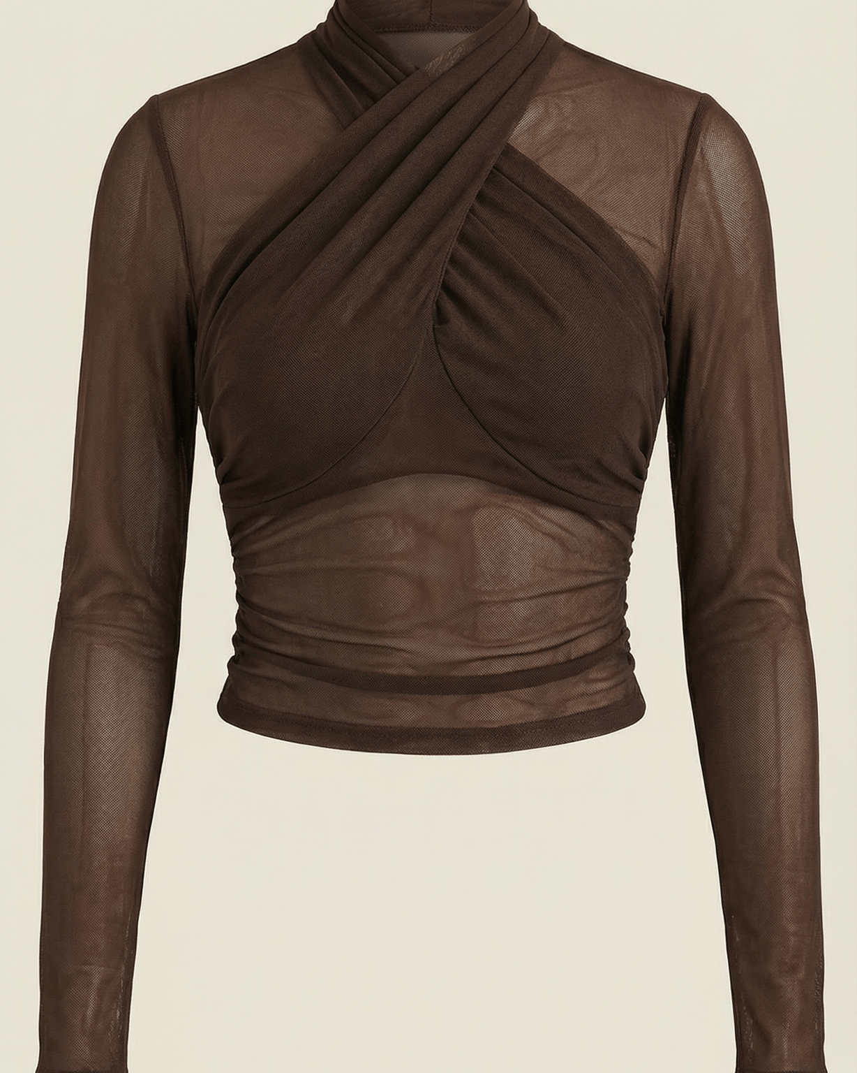 Aurazio Top in Rete Trasparente da Donna