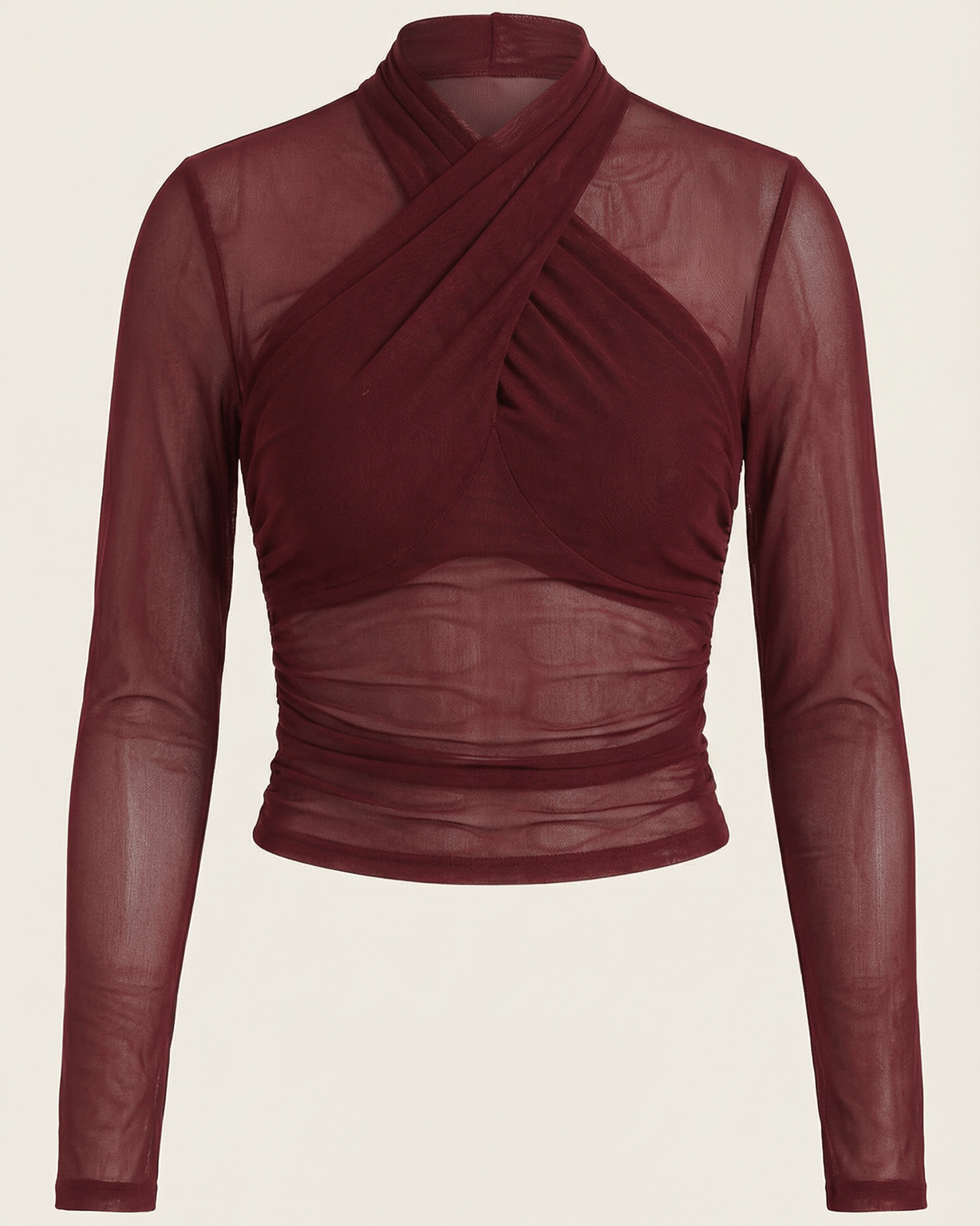 Aurazio Top in Rete Trasparente da Donna