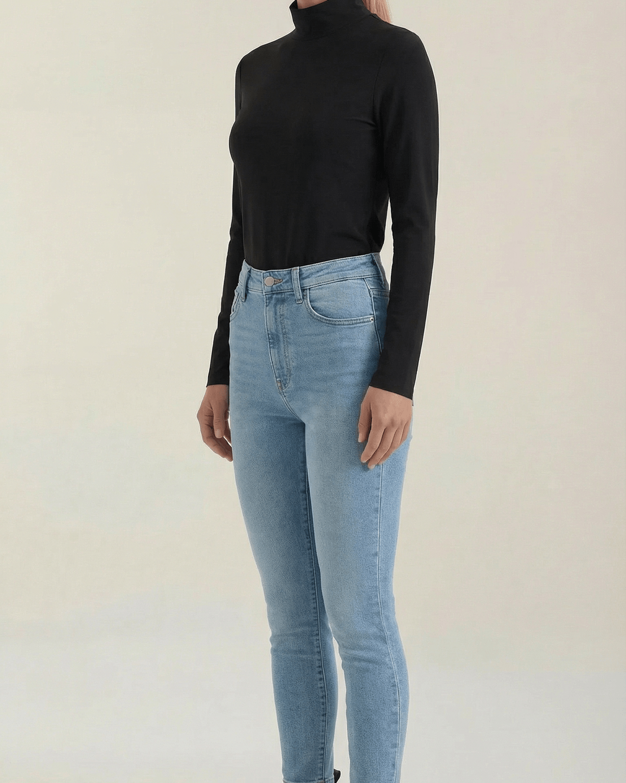 Aurazio Maglia con Collo Alto da Donna