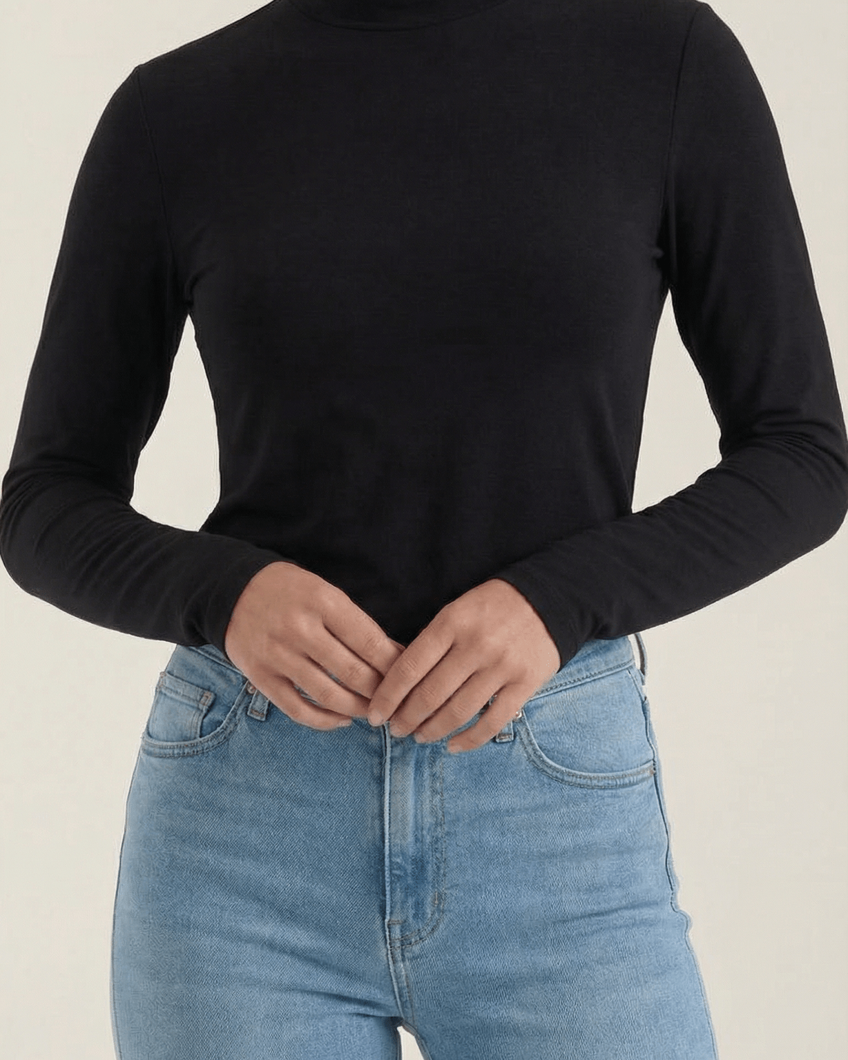 Aurazio Maglia con Collo Alto da Donna