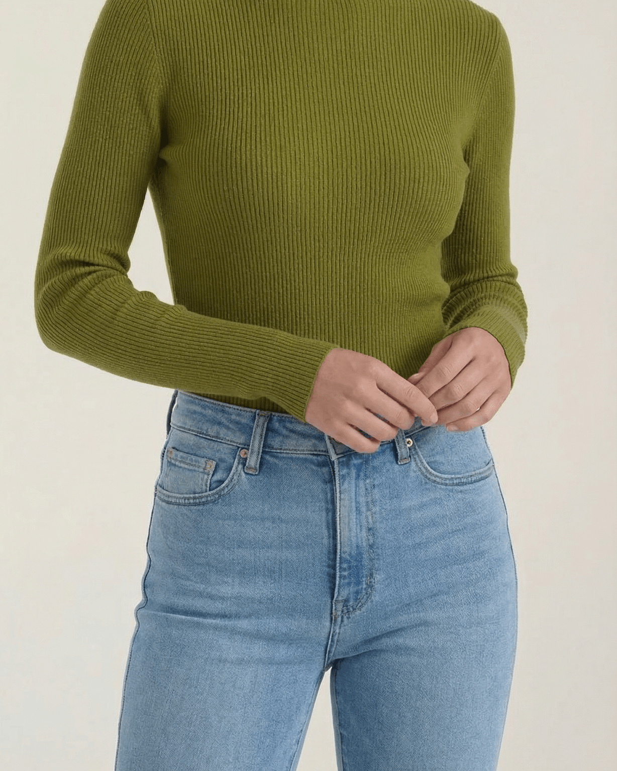 Aurazio Maglia con Collo Alto da Donna