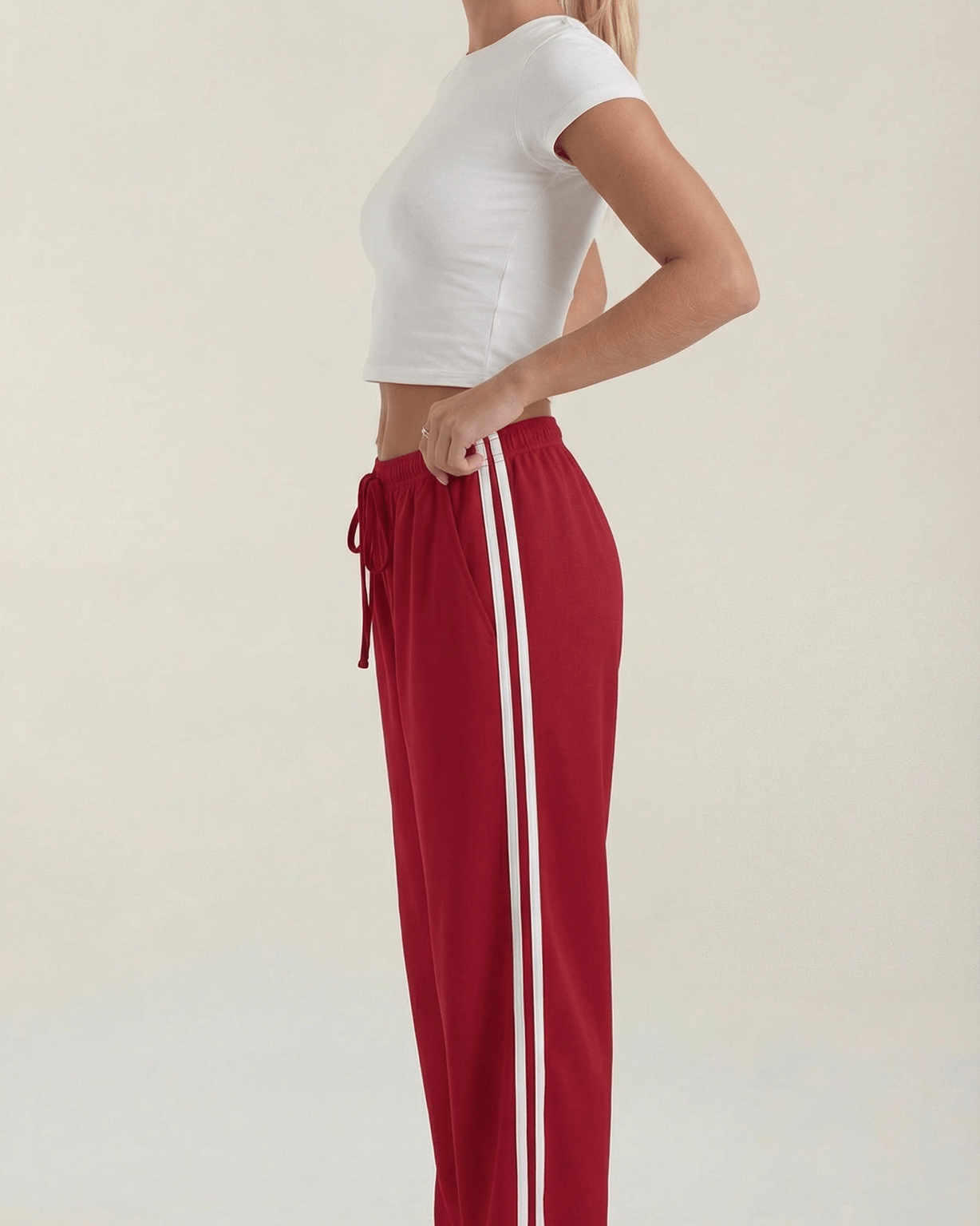 Aurazio Pantaloni Sportivi a Gamba Larga per Donna