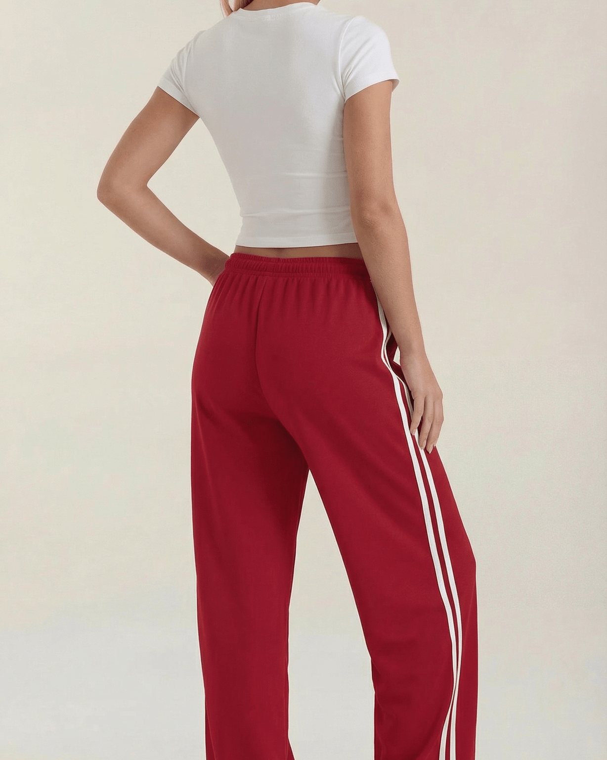 Aurazio Pantaloni Sportivi a Gamba Larga per Donna