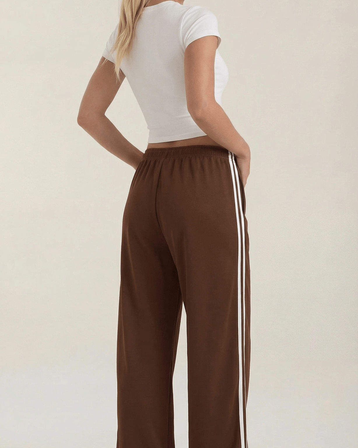 Aurazio Pantaloni Sportivi a Gamba Larga per Donna