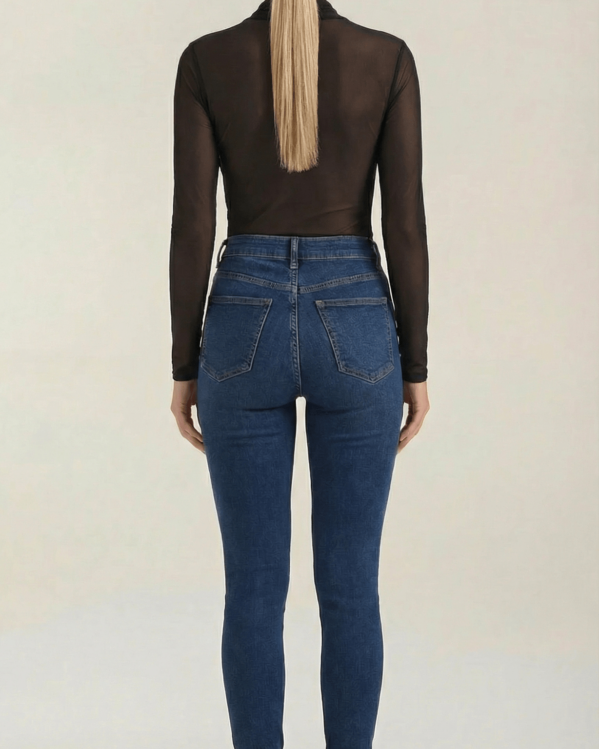 Aurazio Top in Rete Trasparente da Donna