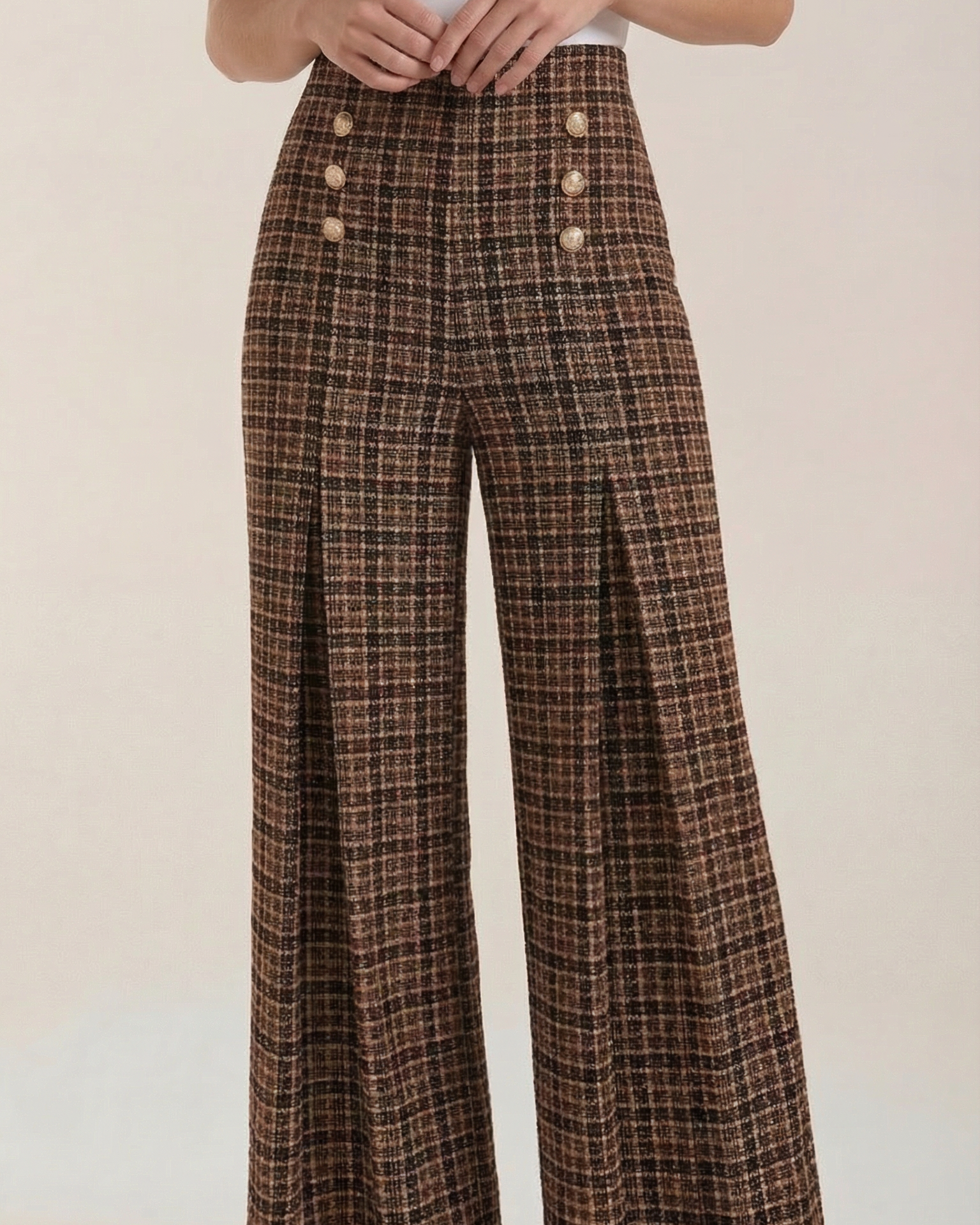 Aurazio Pantaloni a Palazzo Quadri per Donne