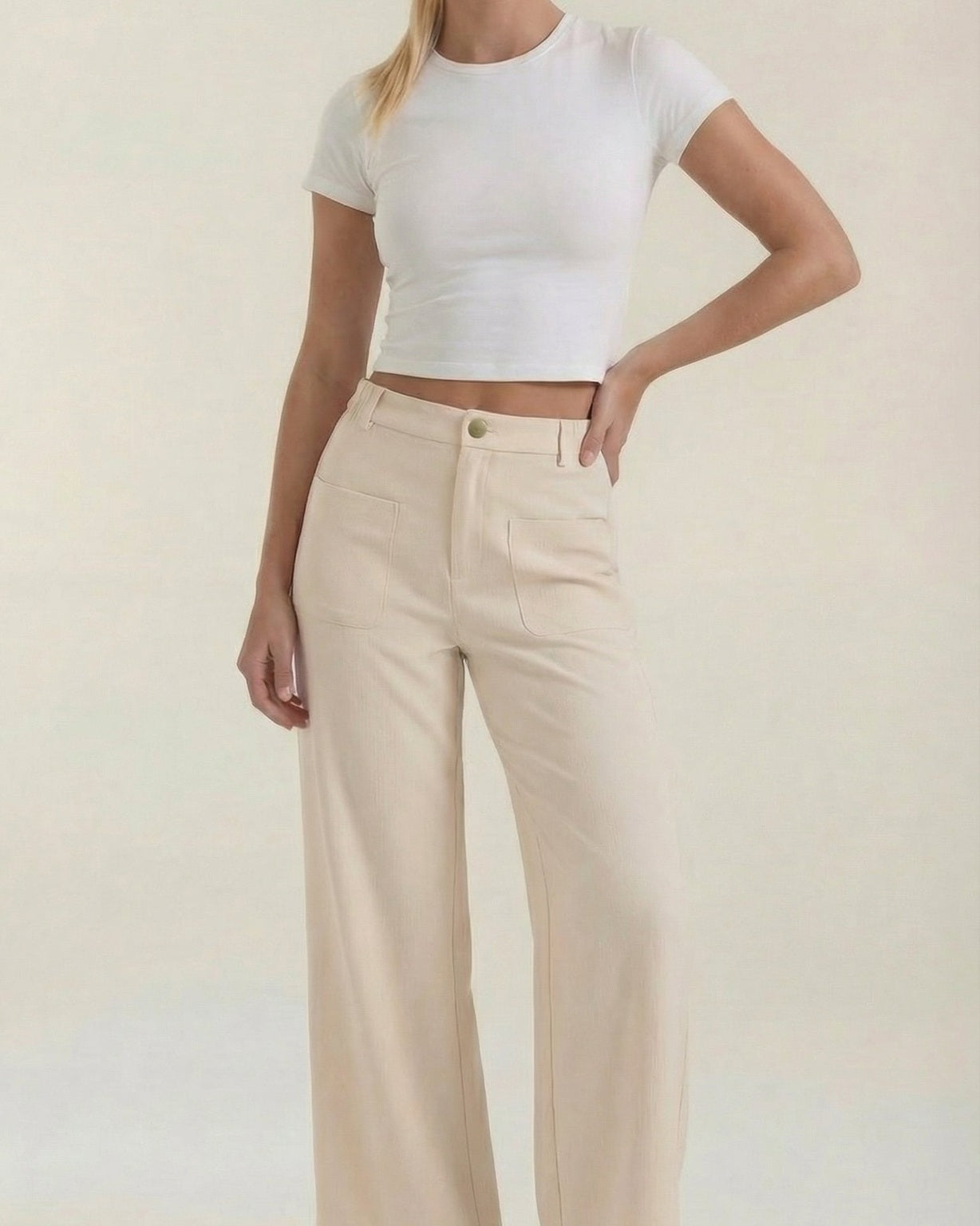 Aurazio Pantaloni in Velluto a Coste da Donna