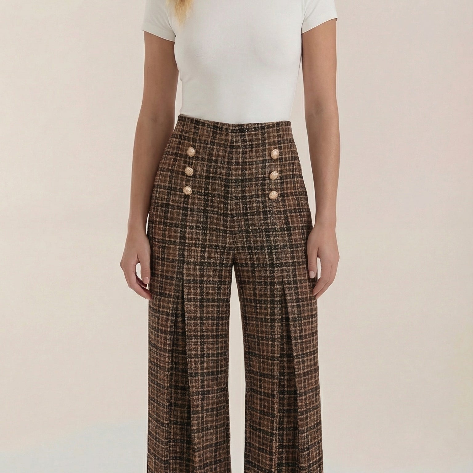 Aurazio Pantaloni a Palazzo Quadri per Donne