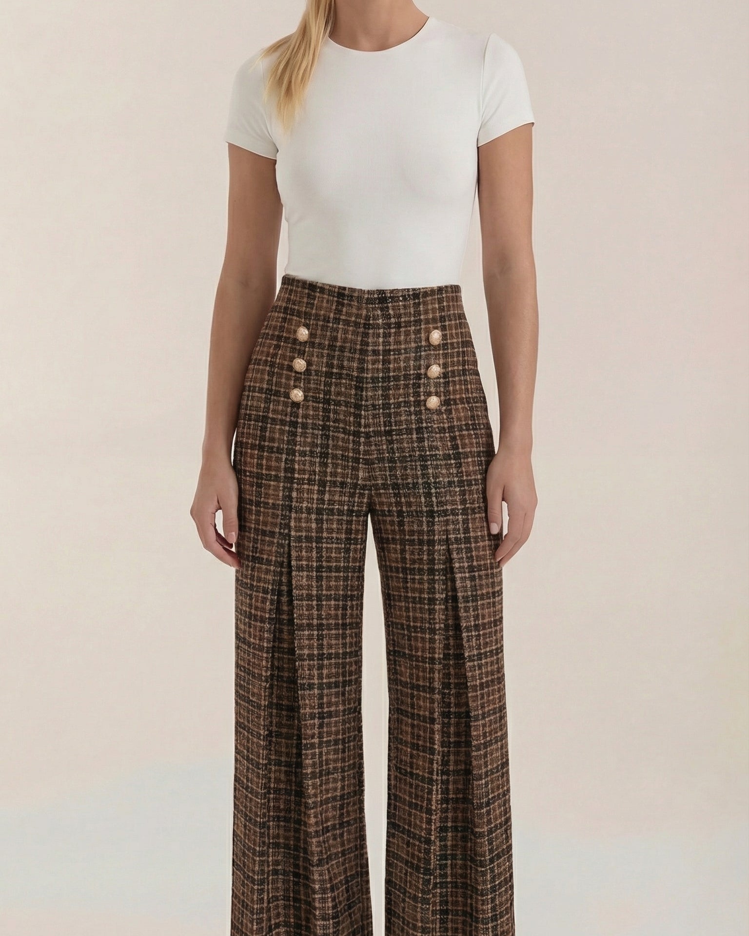 Aurazio Pantaloni a Palazzo Quadri per Donne