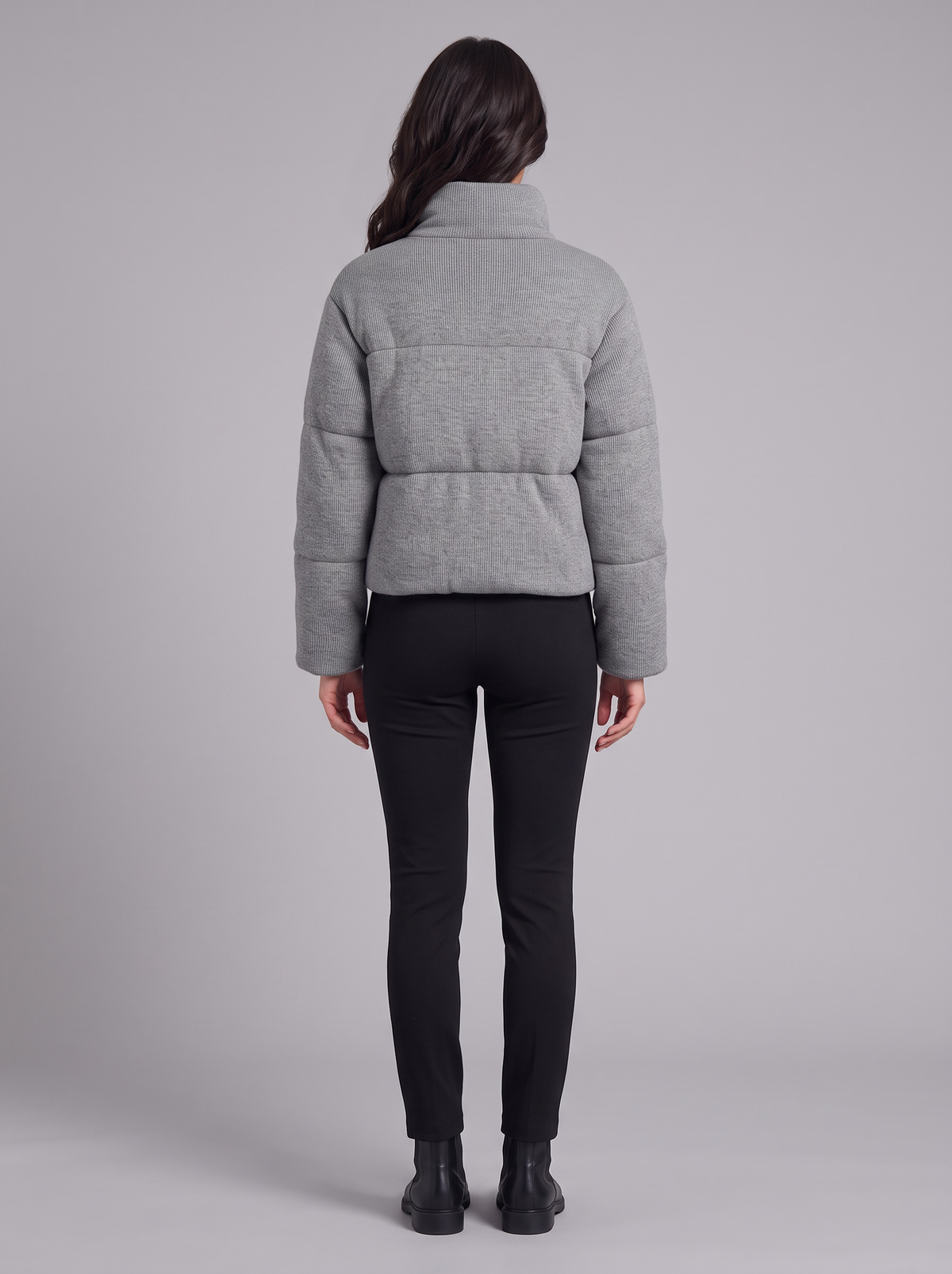 Giacca Donna in Maglia Testurizzata Morbida Silhouette Pulita