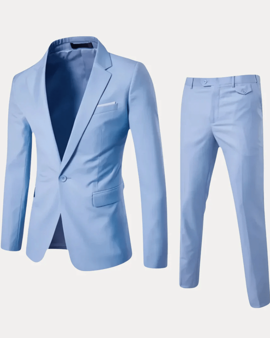 Aurazio Abito Uomo Su Misura Due Pezzi Tessuto Stretch Comfort Elegante E Versatile