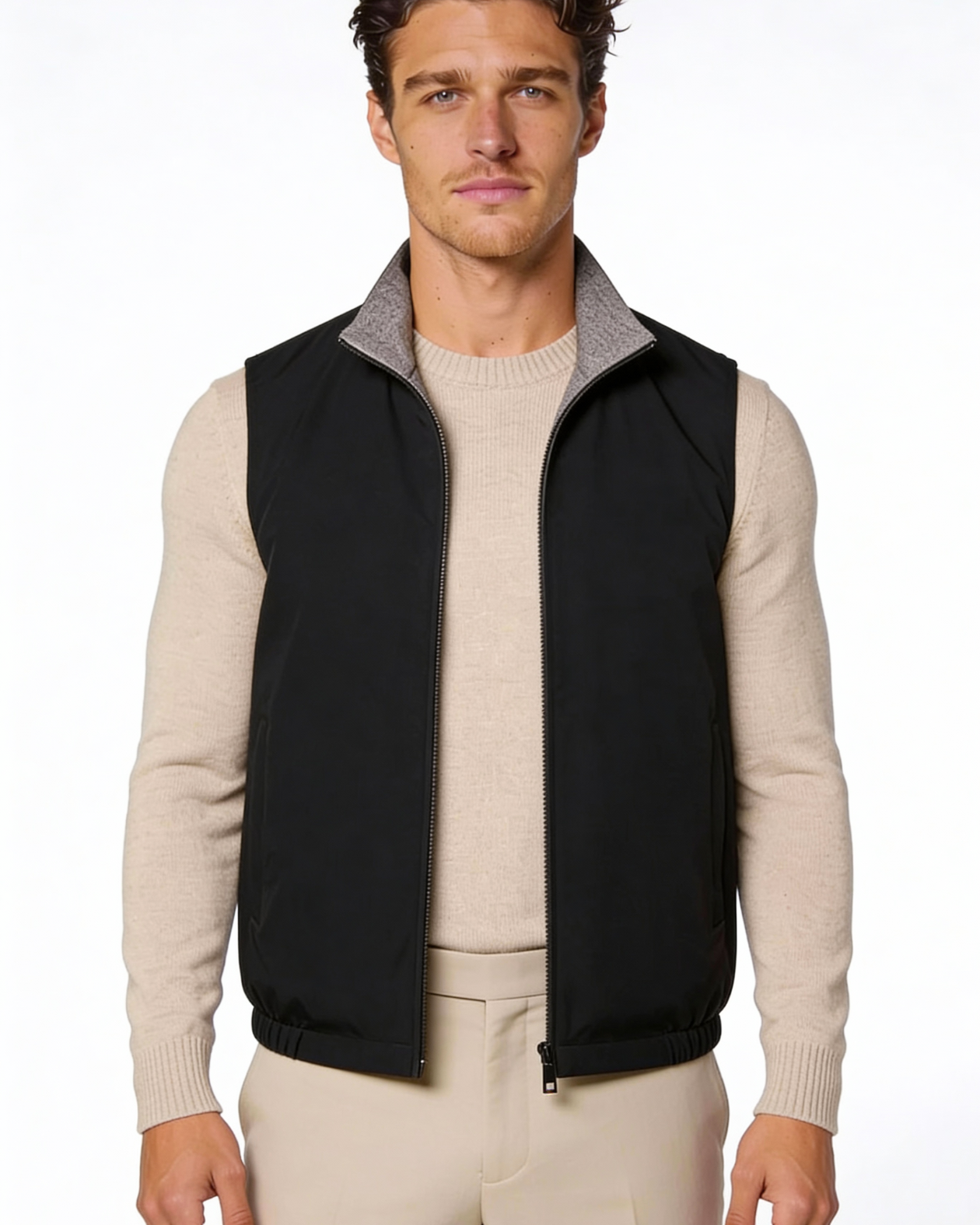 Aurazio Gilet reversibile leggero da uomo
