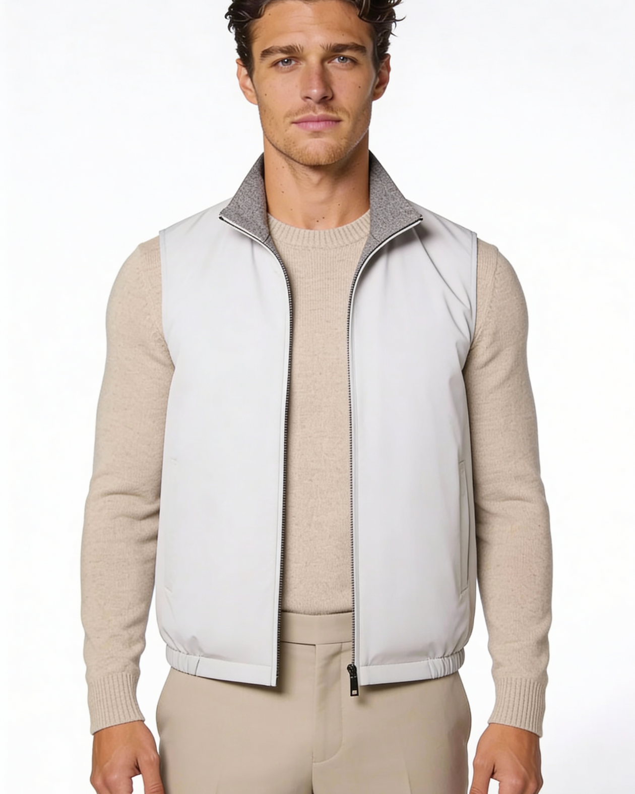 Aurazio Gilet reversibile leggero da uomo