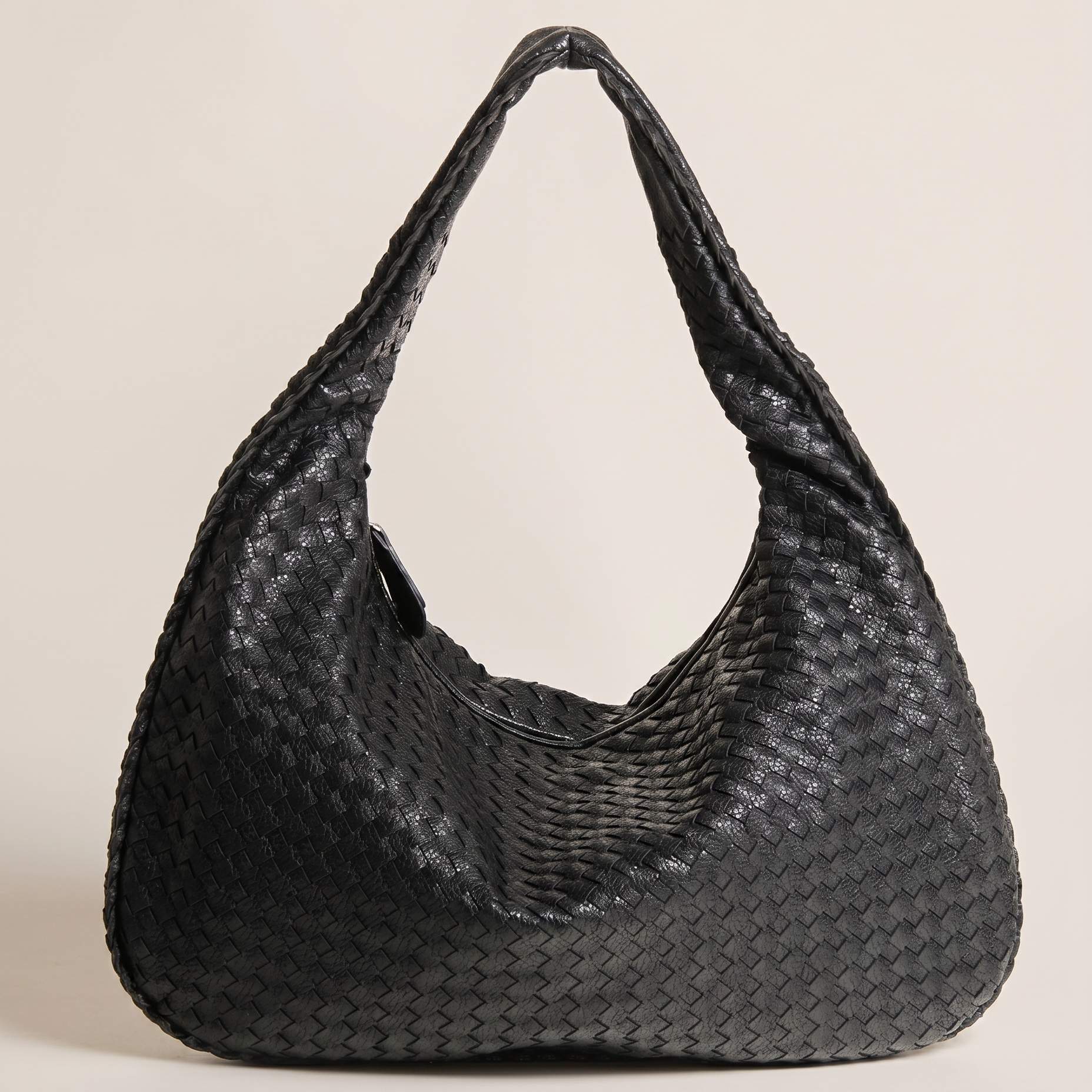 Borsa Donna a Spalla Intrecciata Morbida Capiente