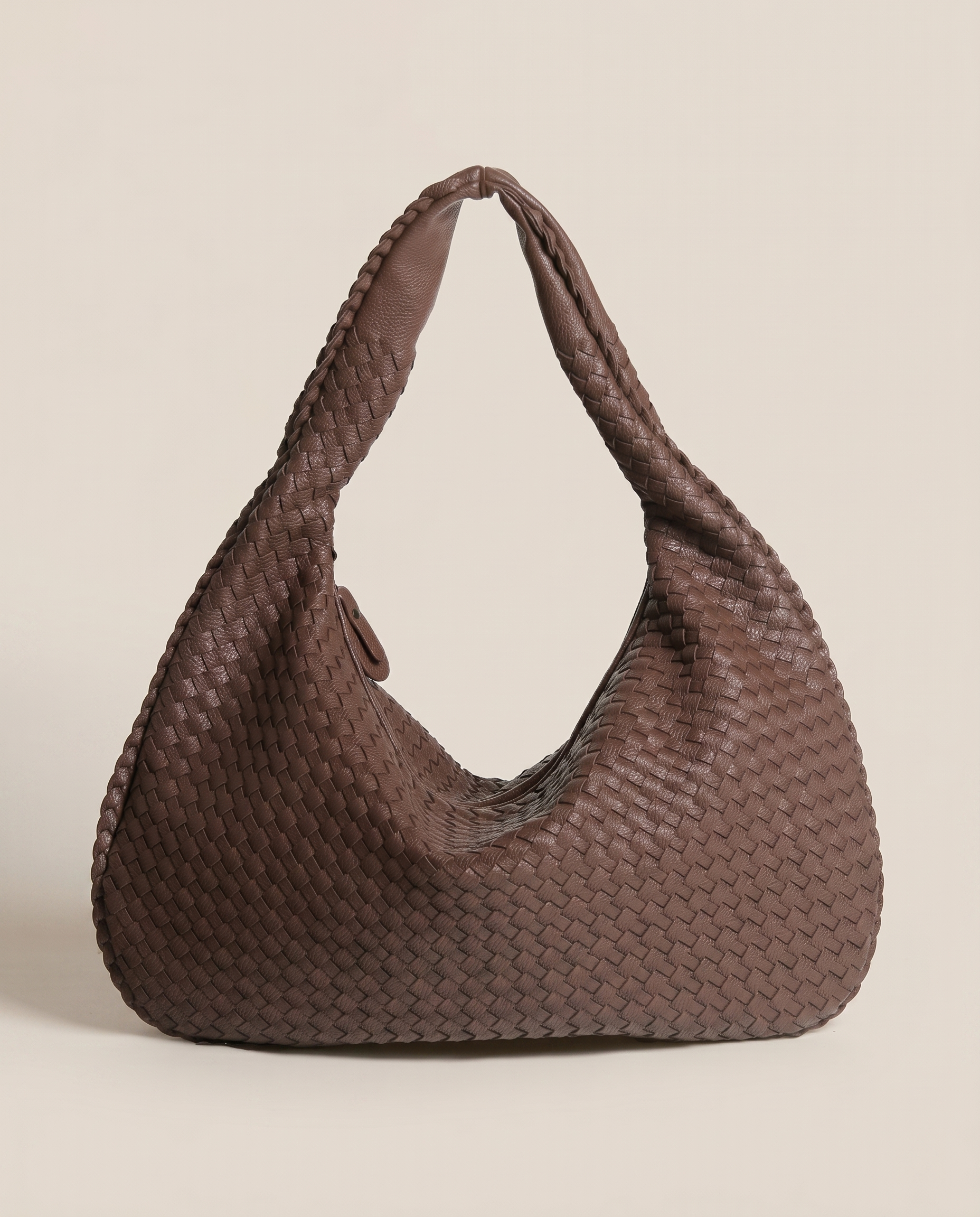 Borsa Donna a Spalla Intrecciata Morbida Capiente