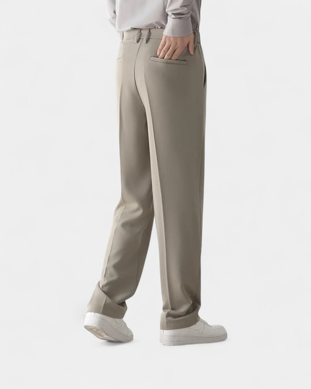Aurazio Pantaloni Sartoriali Uomo Semi Ampi