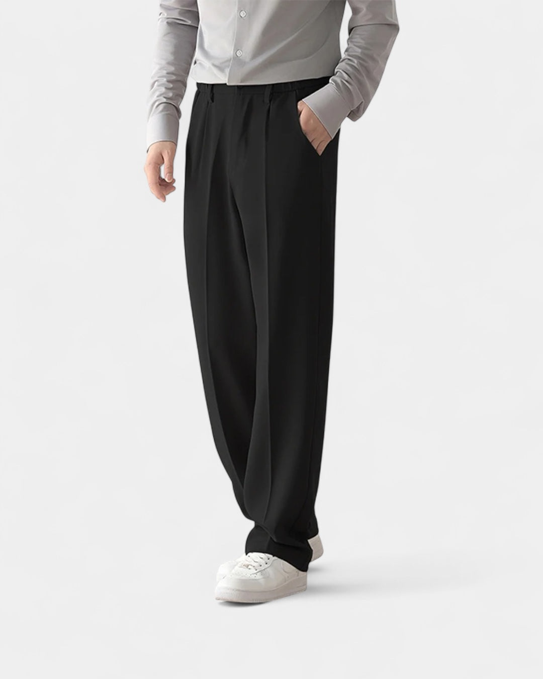 Aurazio Pantaloni Sartoriali Uomo Semi Ampi