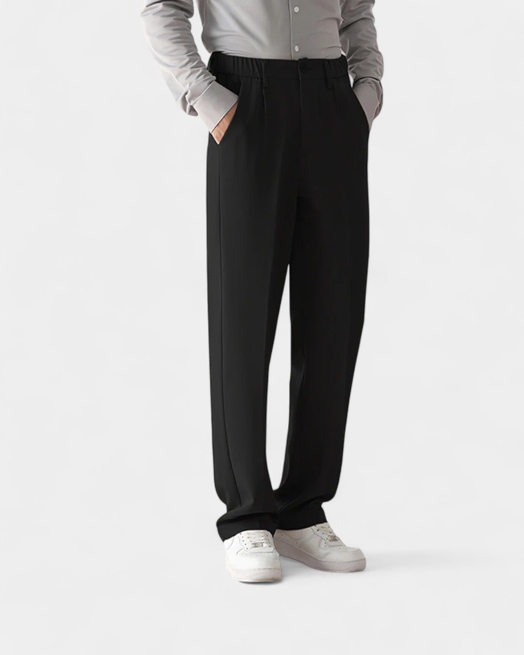 Aurazio Pantaloni Sartoriali Uomo Semi Ampi