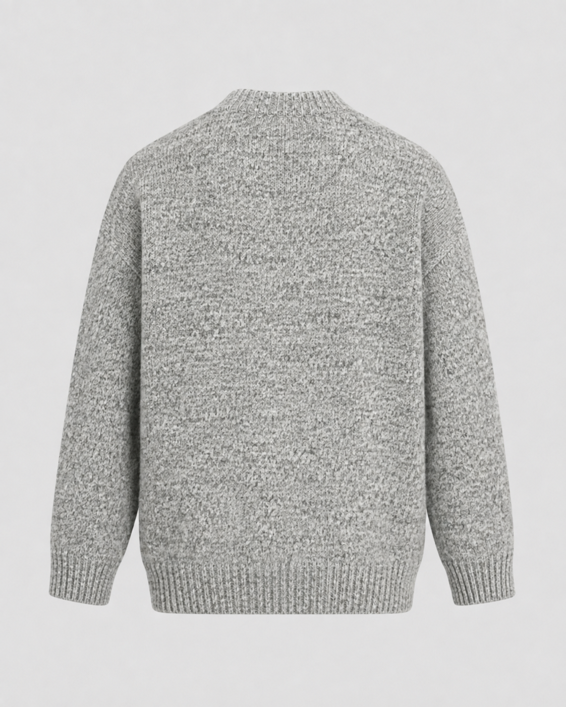 Maglione Uomo Girocollo in Lana Mélange Rilassato