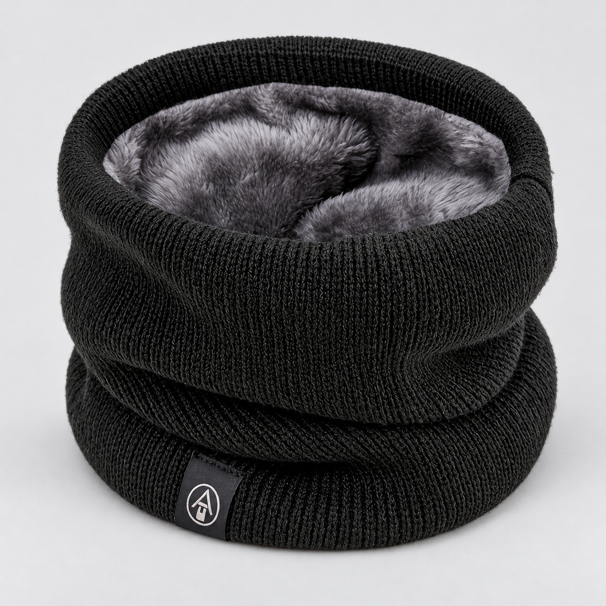 Scaldacollo Uomo in Maglia Foderato in Pile Snood