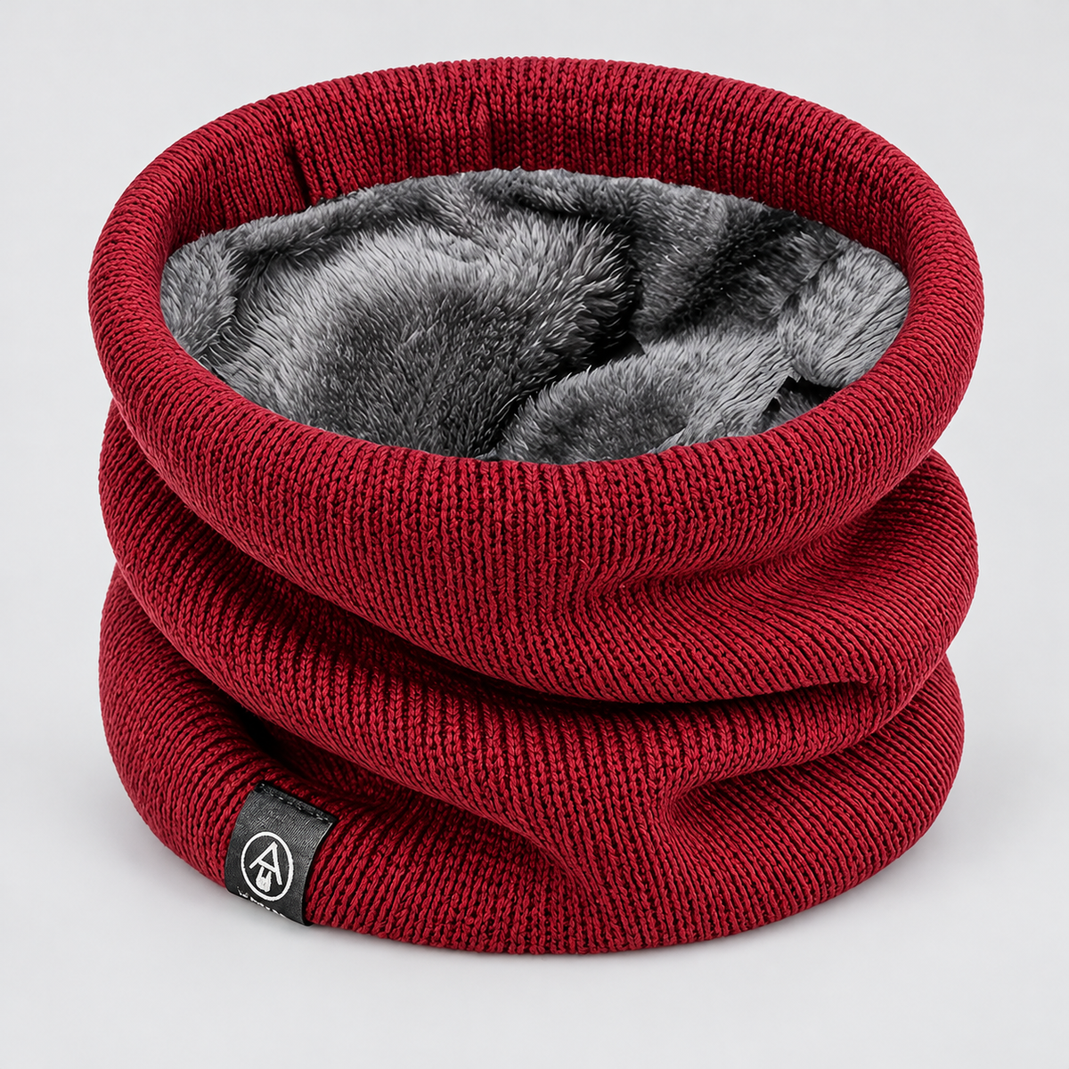 Scaldacollo Uomo in Maglia Foderato in Pile Snood