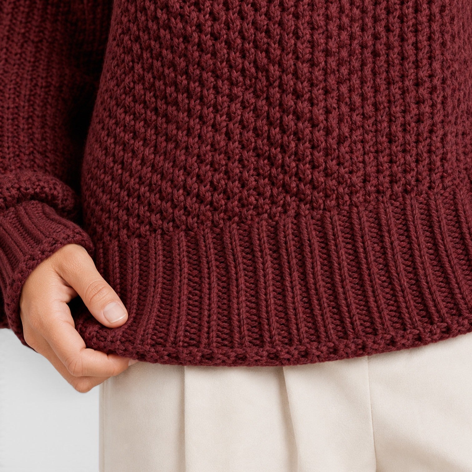 Maglione Donna Dolcevita Morbido in Maglia Quotidiano