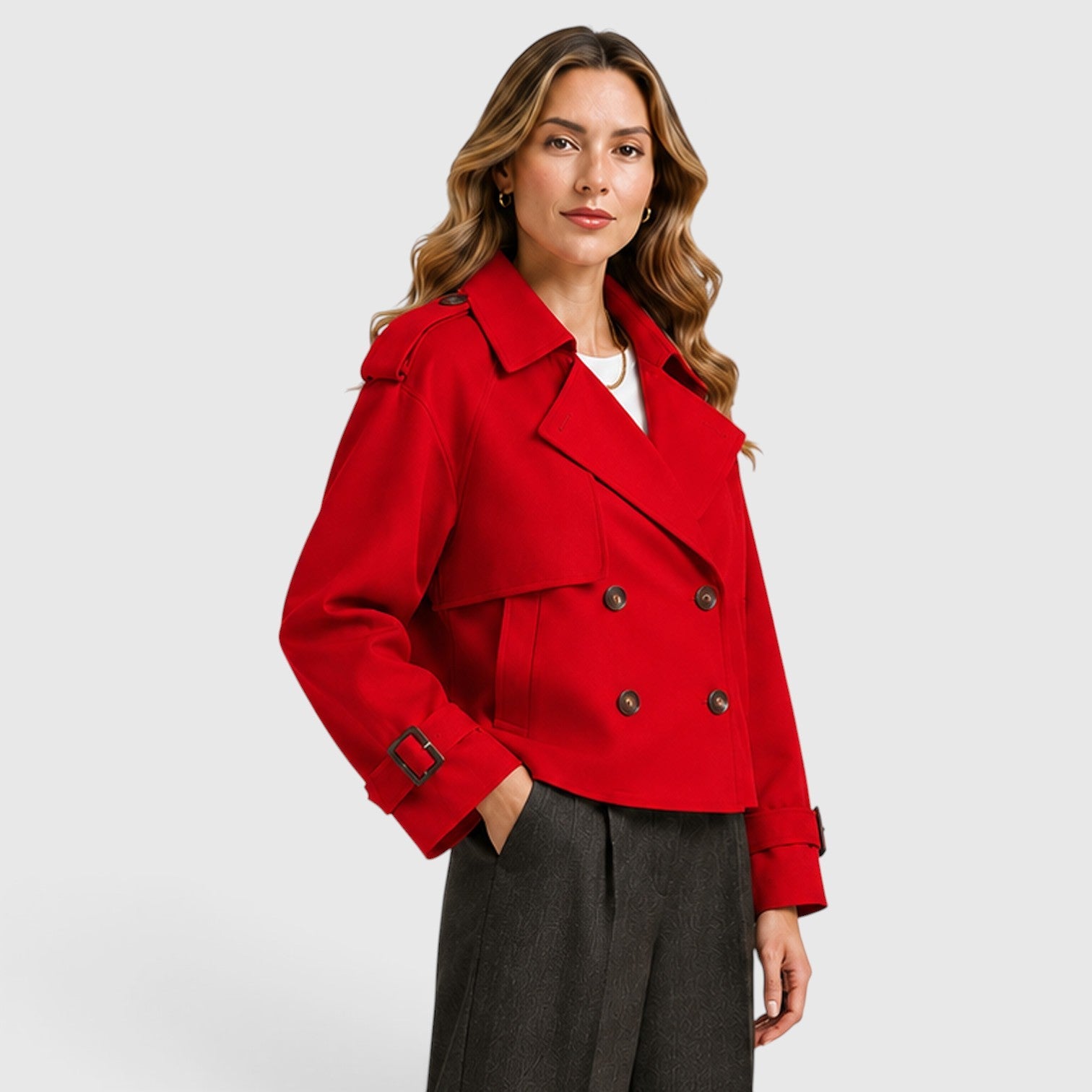 Trench Donna Doppiopetto Leggero Smart Casual