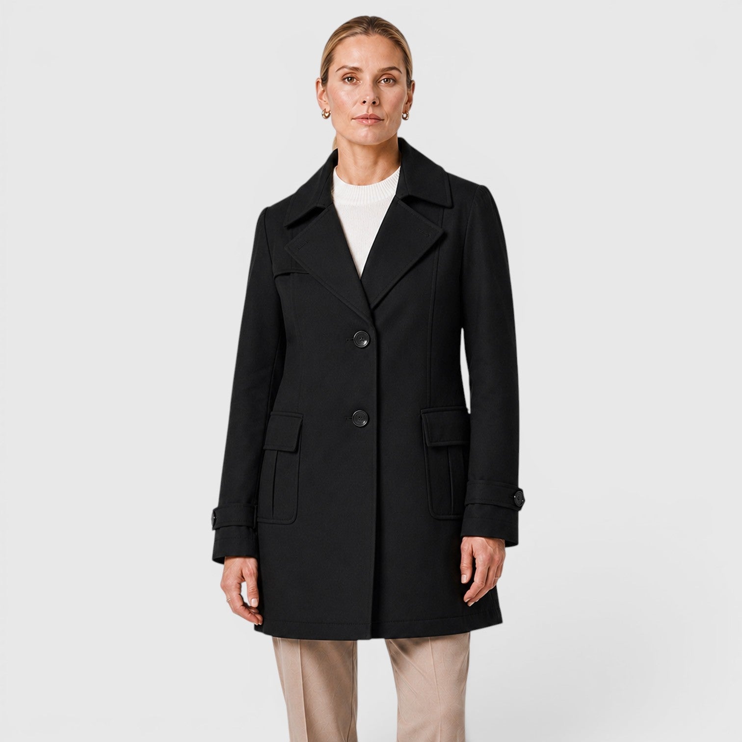Trench Donna Leggero Lungo Slim Smart Casual