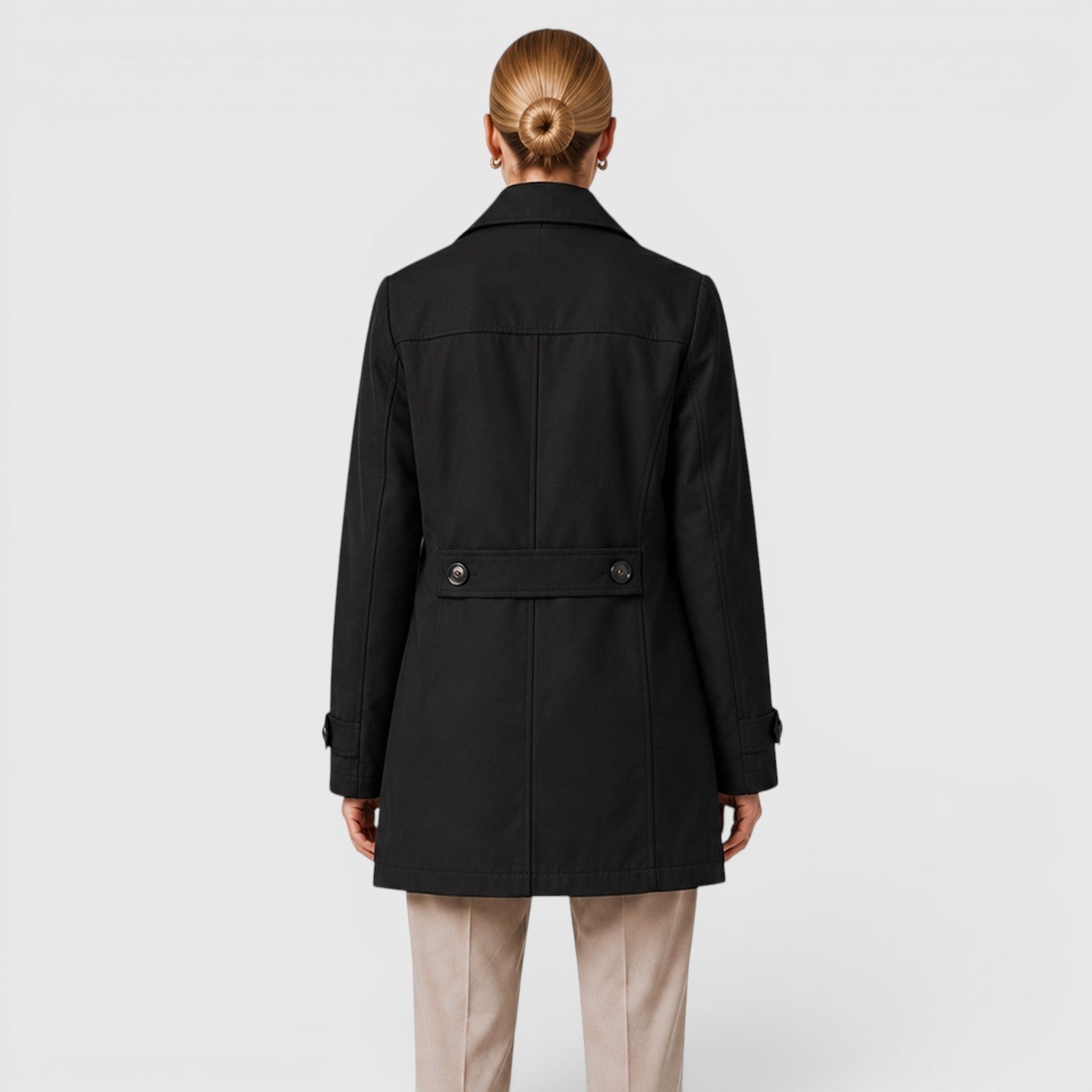 Trench Donna Leggero Lungo Slim Smart Casual
