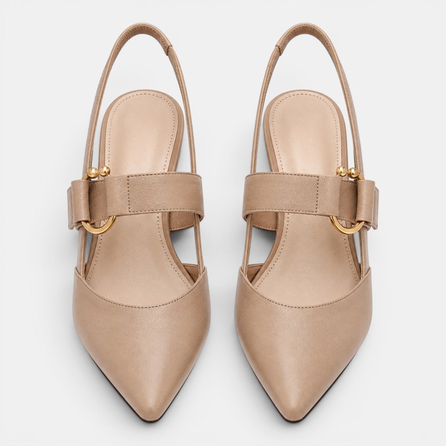 Décolleté Donna Punta Affusolata Tacco 6 cm con Cinturino