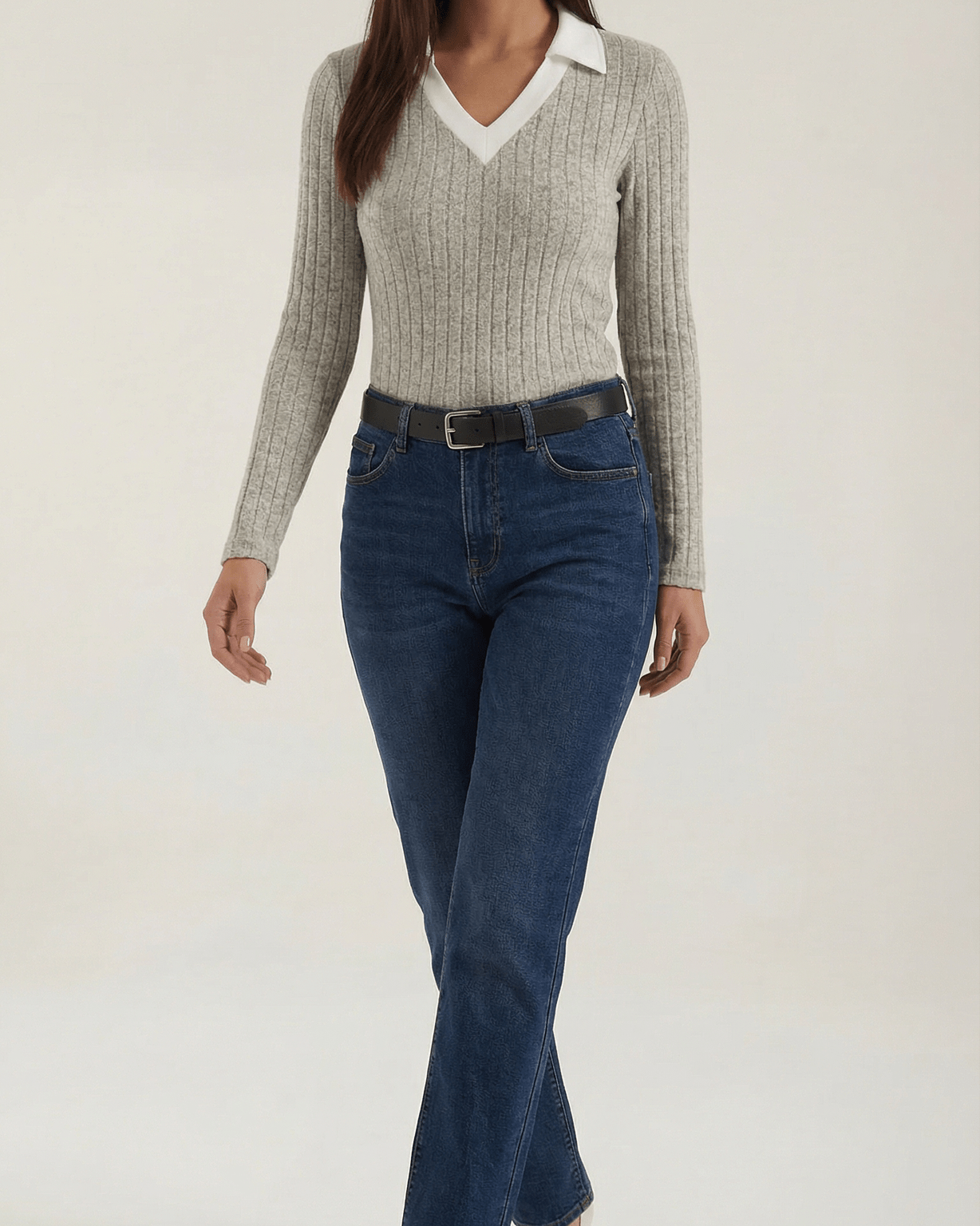 Aurazio Top a Maniche Lunghe per Donne