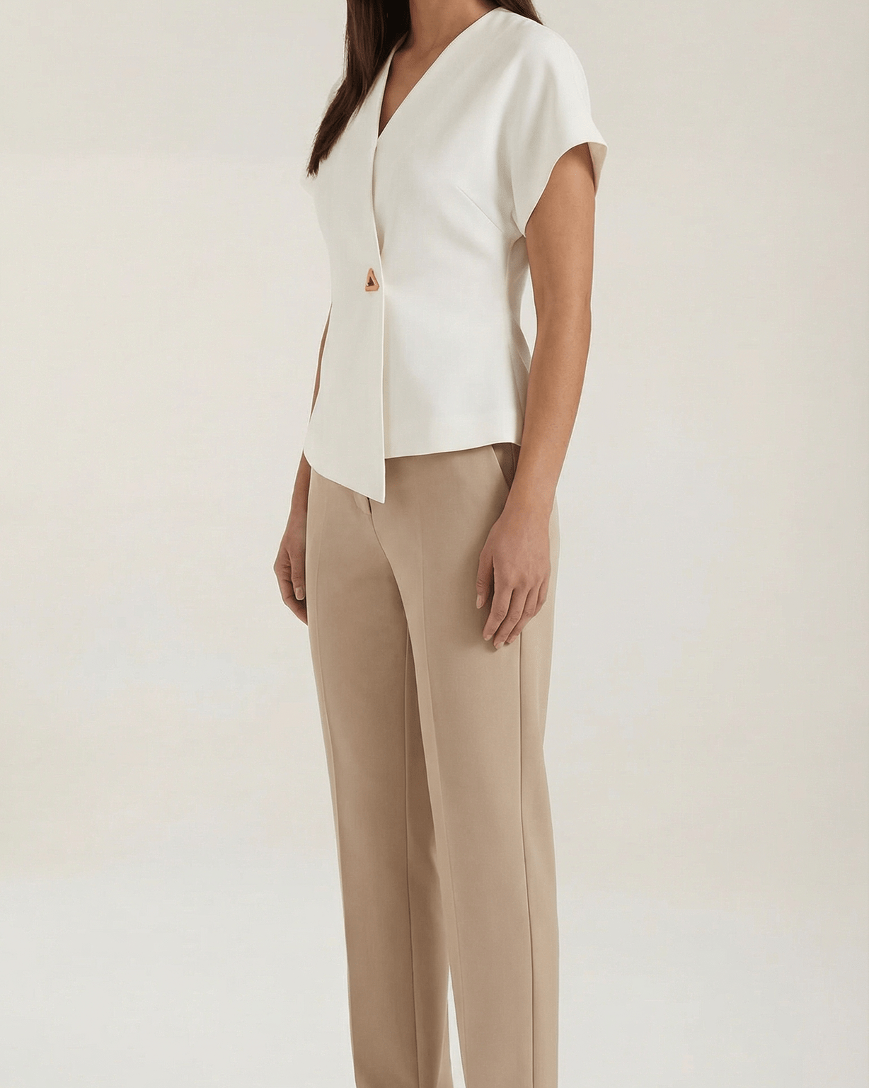 Aurazio Blusa con Scollo a V per Donne