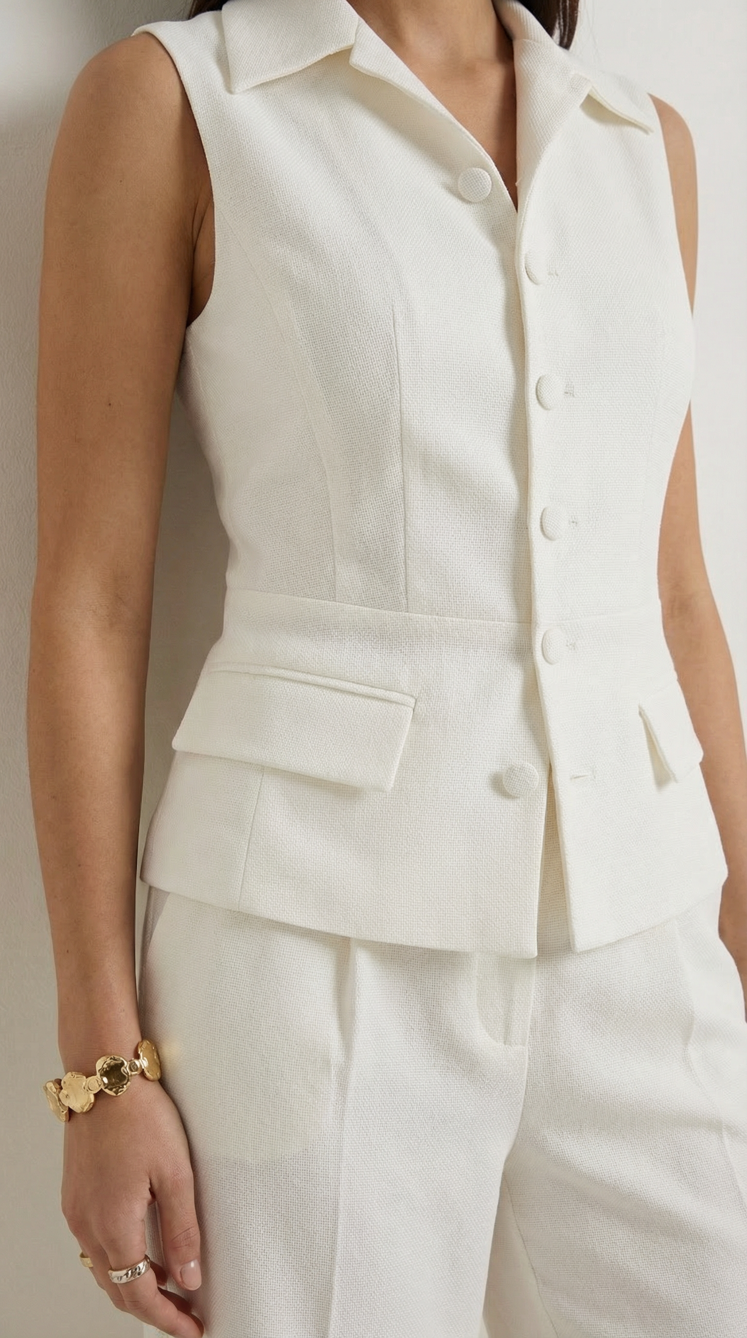 Aurazio Gilet e Pantaloni Coordinati per Donna