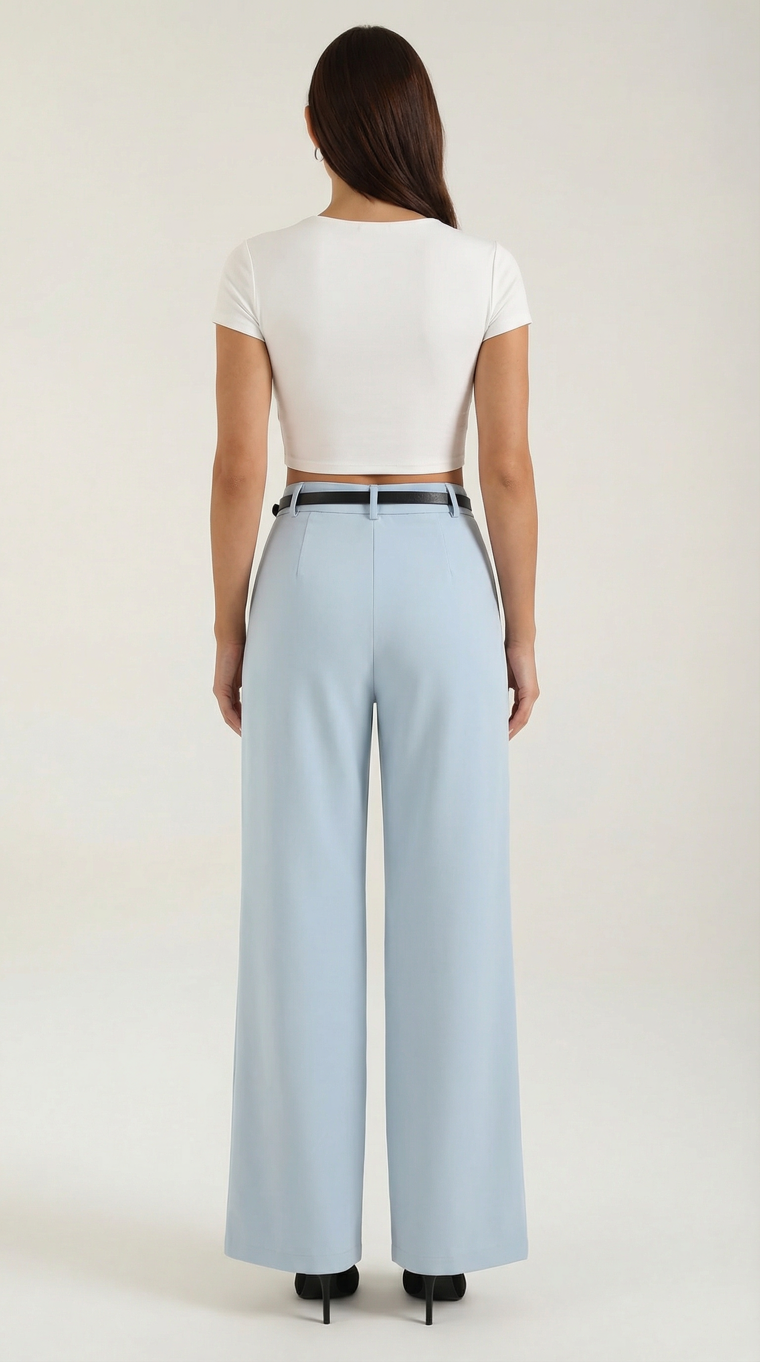 Pantaloni Donna a Gamba Larga Fluidi Eleganti Senza Tempo